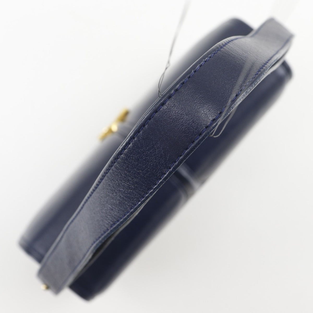 Gucci Navy Leather Shoulder Bag (Pre-Owned)