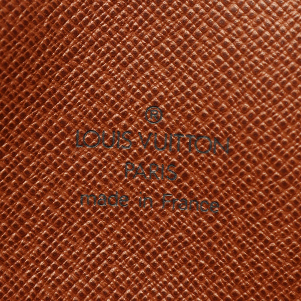 Louis Vuitton Brown Coated Canvas Leather Handbag Shoulder Bag (Pre-Owned)