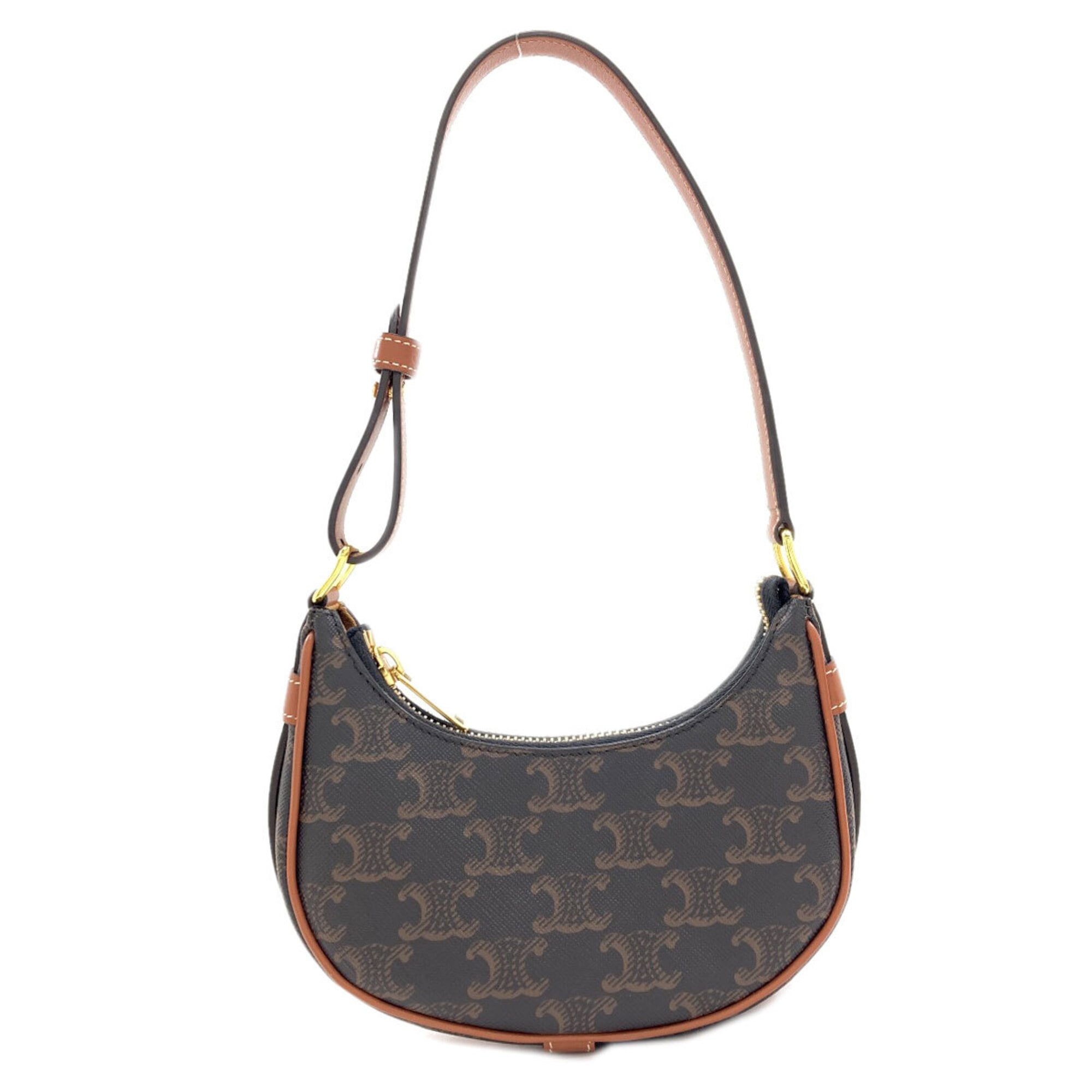 Celine Dark Brown Pvc Shoulder Bag (Pre-Owned)