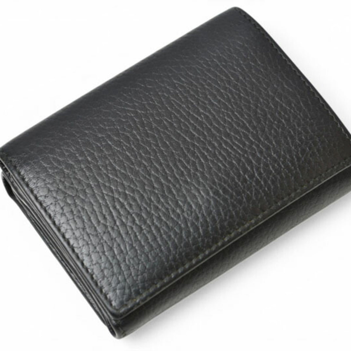 Gucci Black Leather Wallet (Tri-Fold) (Pre-Owned)