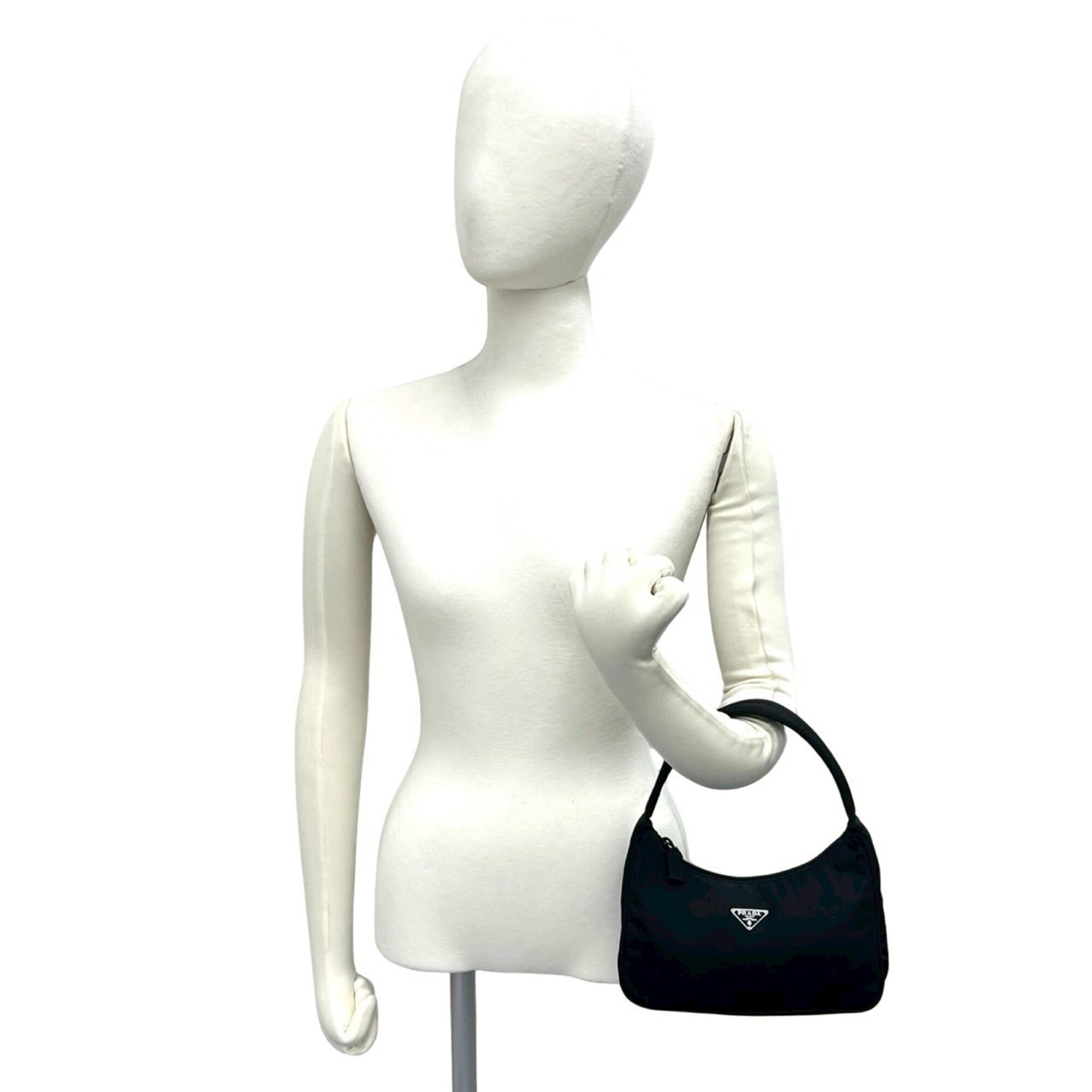 Prada Black Nylon Handbag Pouch (Pre-Owned)