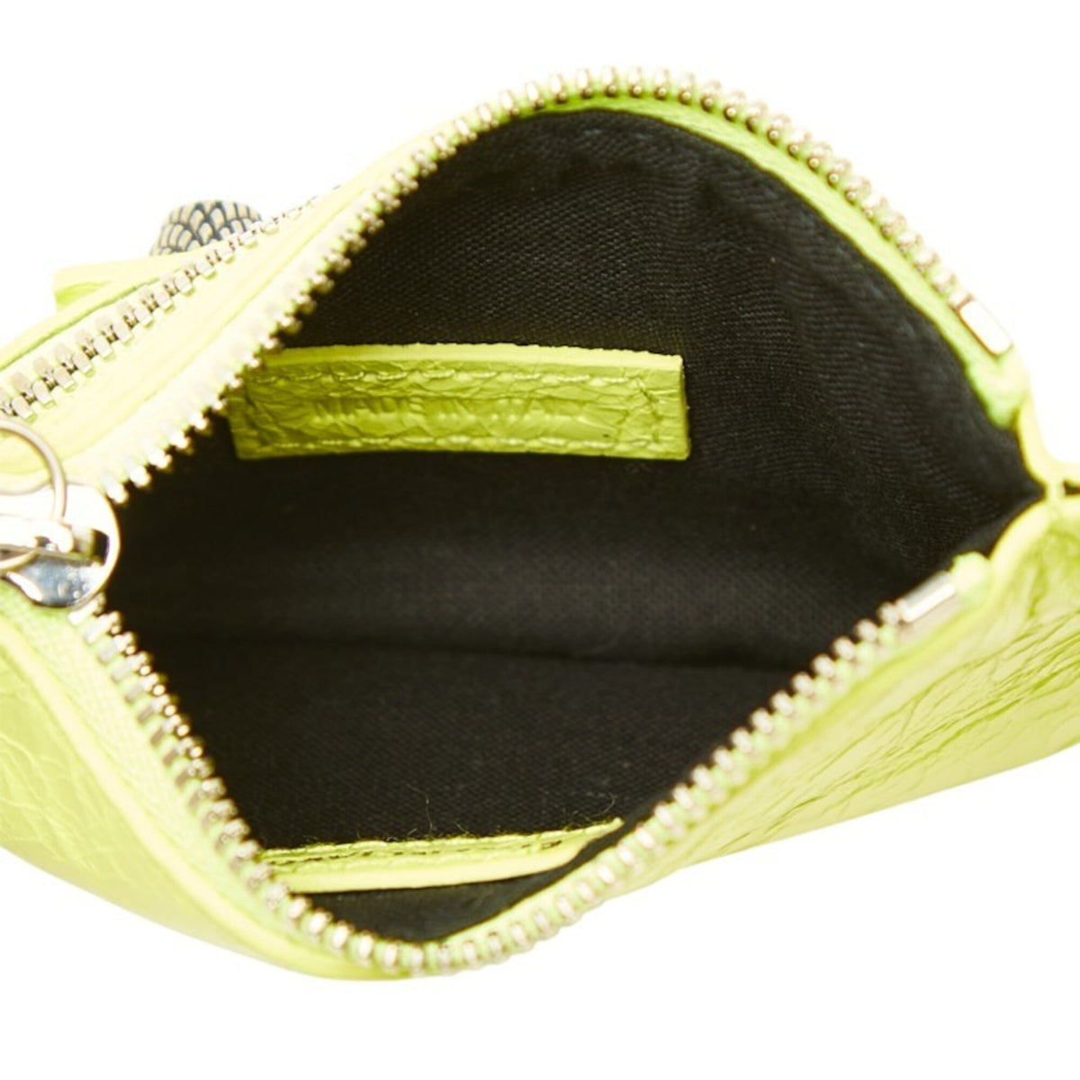 Balenciaga Yellow Leather Coin Purse/Coin Case (Pre-Owned)