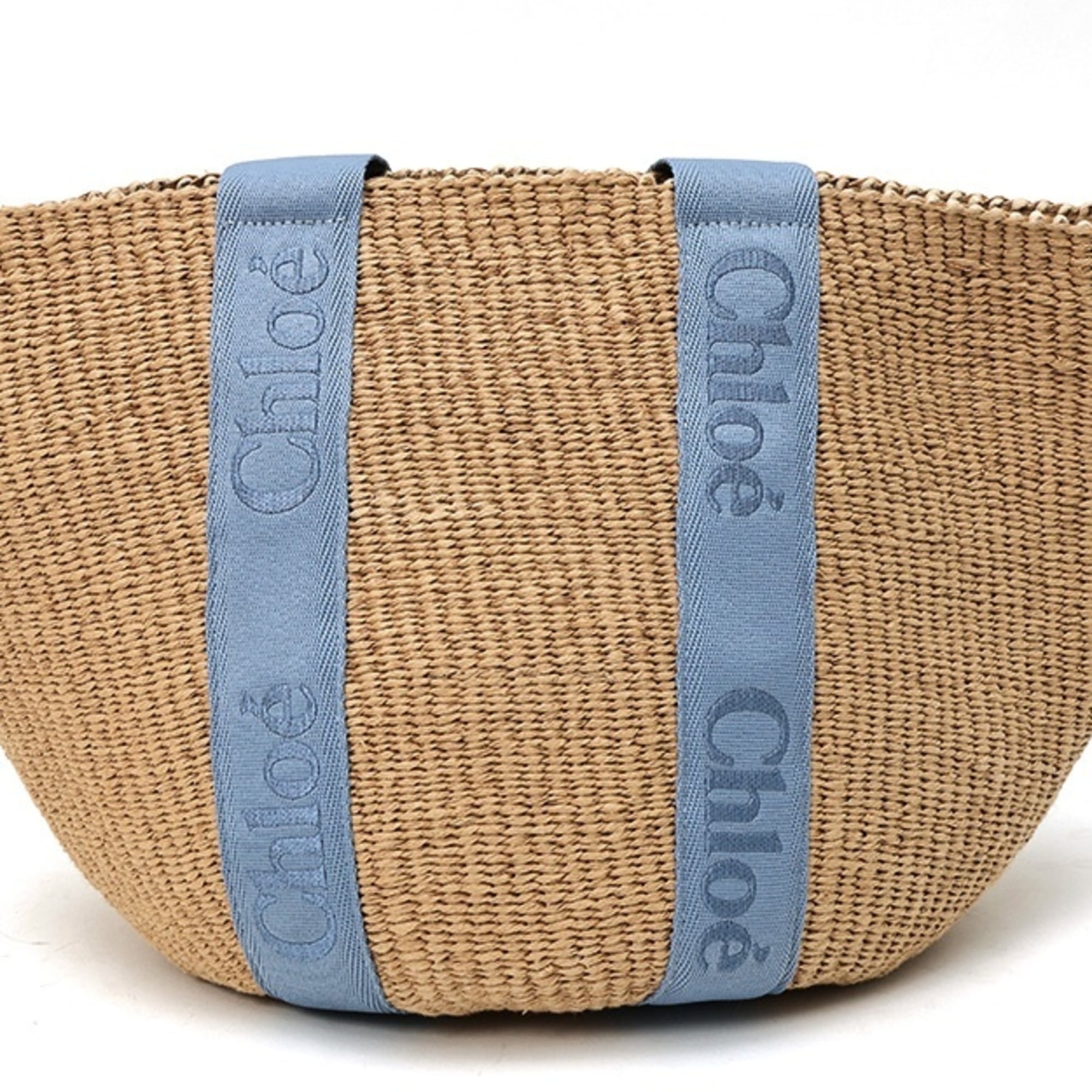Chloé Beige Blue Basket (Pre-Owned)