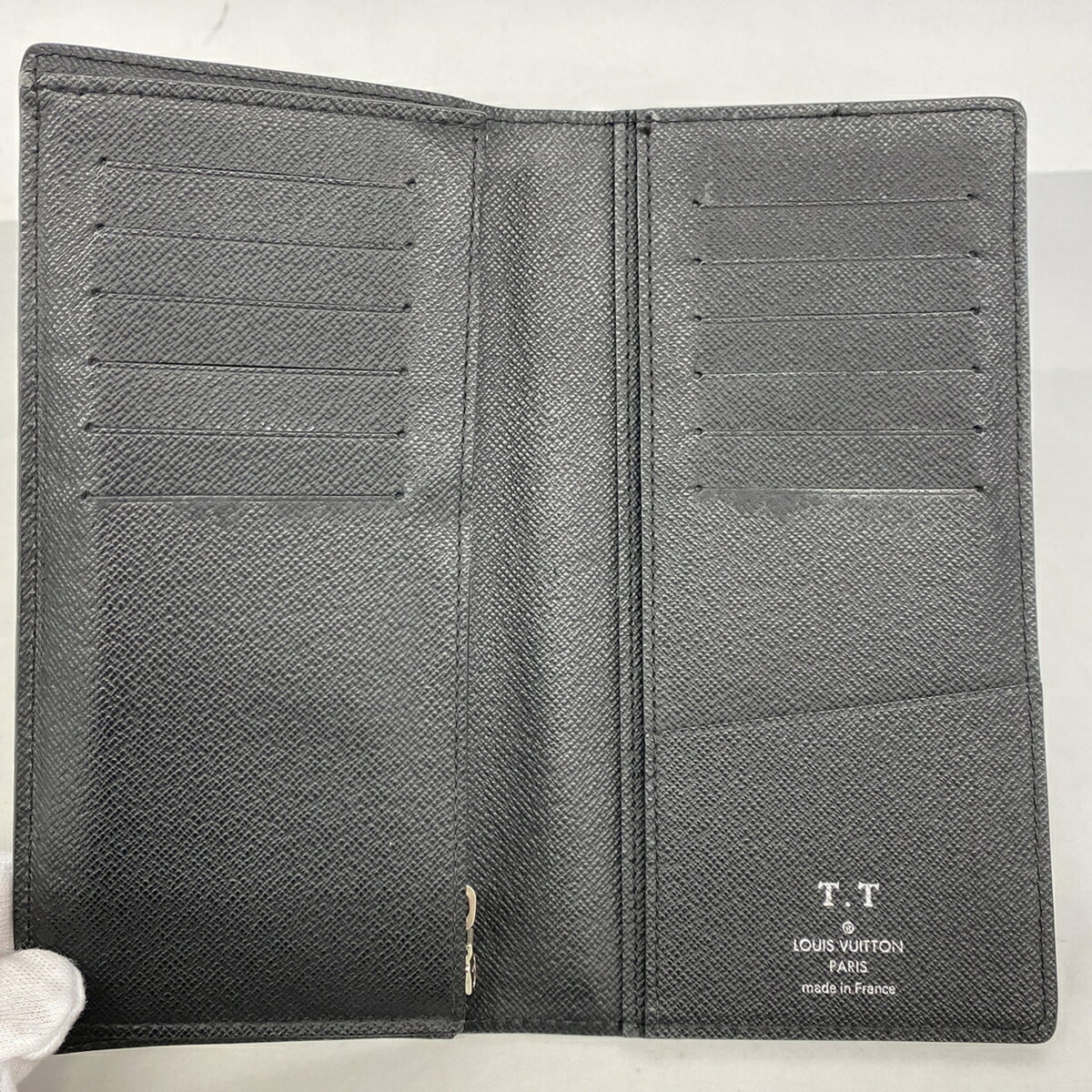 Louis Vuitton Noir Long Wallet (Bi-Fold) (Pre-Owned)