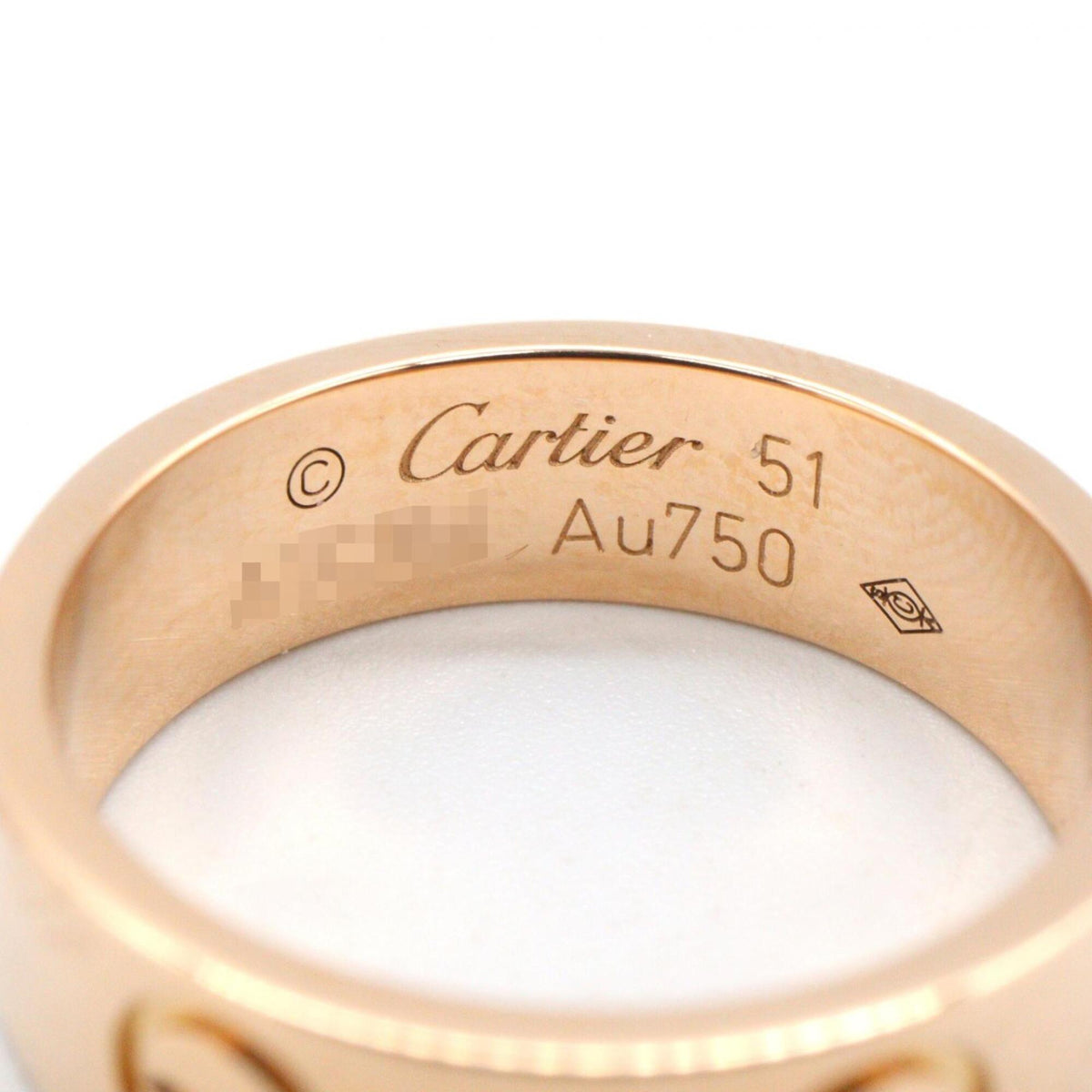 Cartier Gold Pink Gold (18K) Band Ring (Pre-Owned)