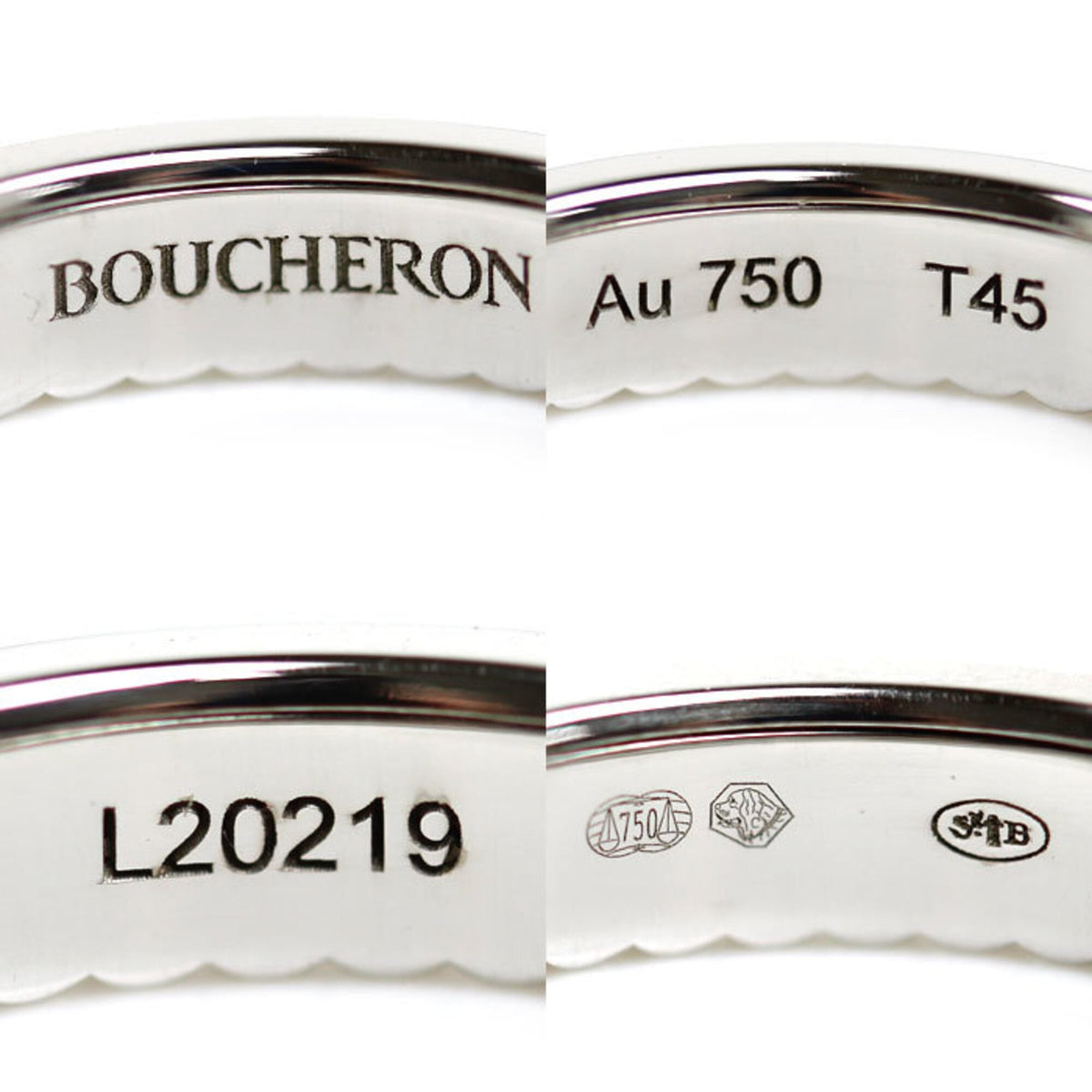 Boucheron White Gold (18K) Band Ring (Pre-Owned)