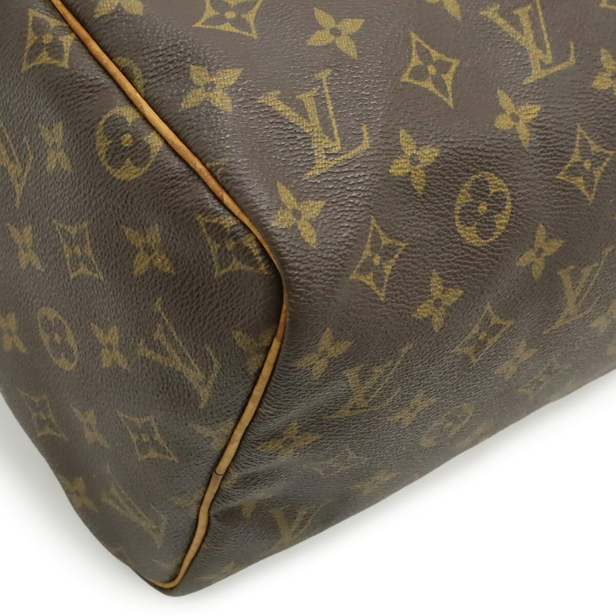 Louis Vuitton Brown Monogram Canvas Pvc Coated Canvas Handbag (Pre-Owned)