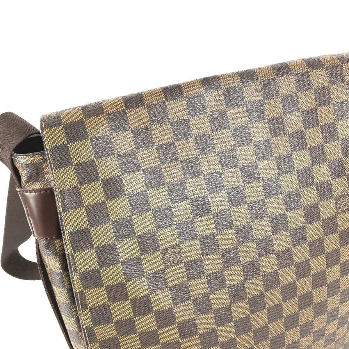 Louis Vuitton Brown Damier Canvas Messenger Bag Shoulder Bag (Pre-Owned)