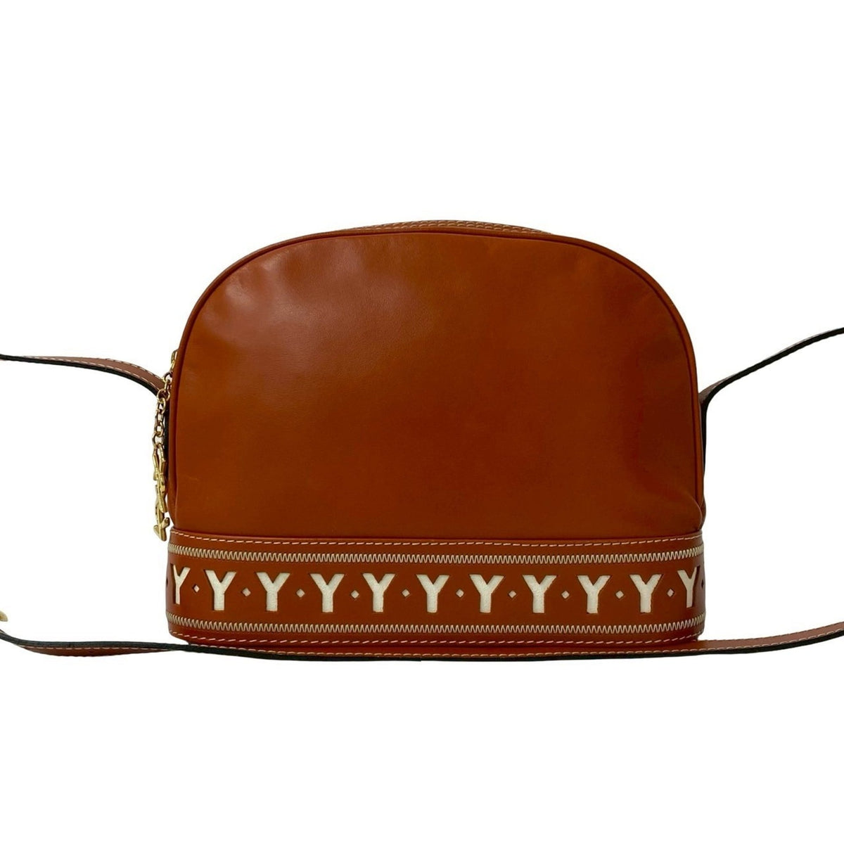 Yves Saint Laurent Brown Leather Shoulder Bag (Pre-Owned)