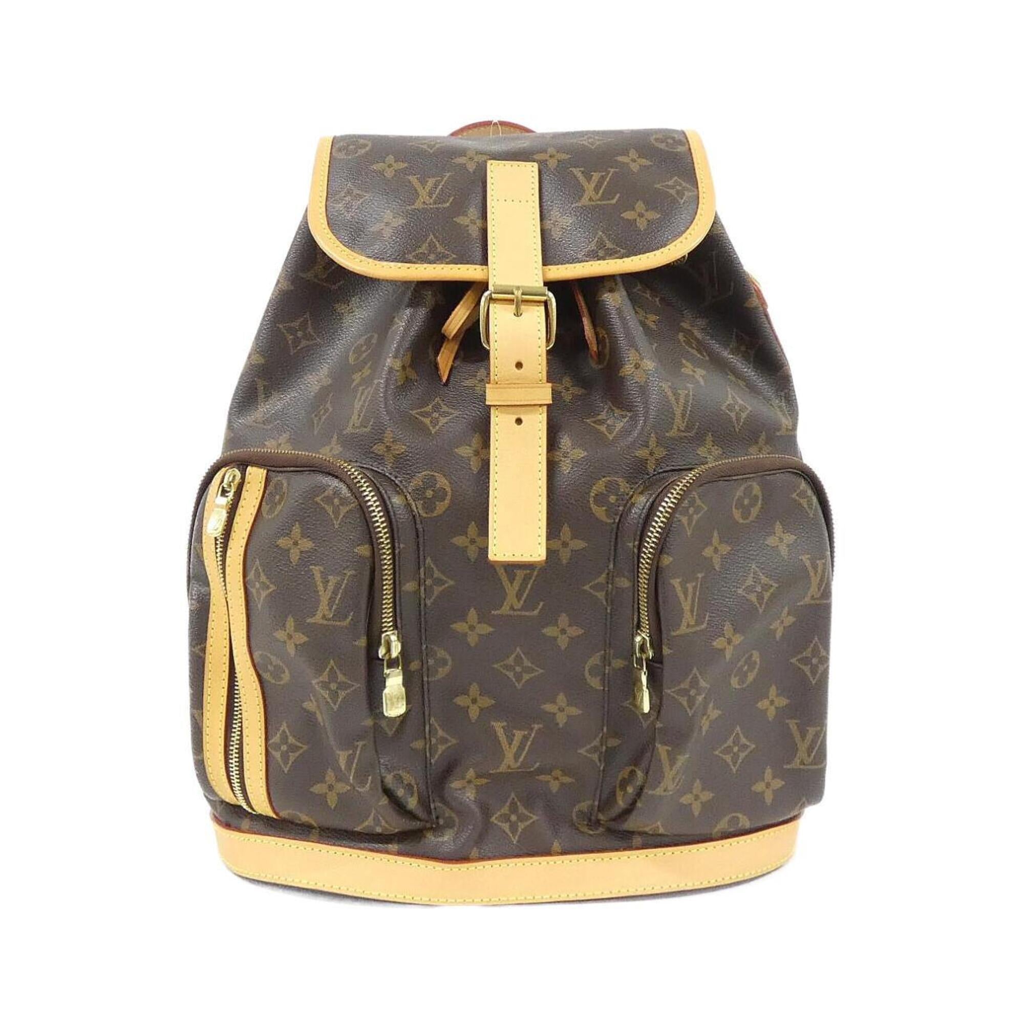 Louis Vuitton Marron Coated Canvas Backpack (Pre-Owned)