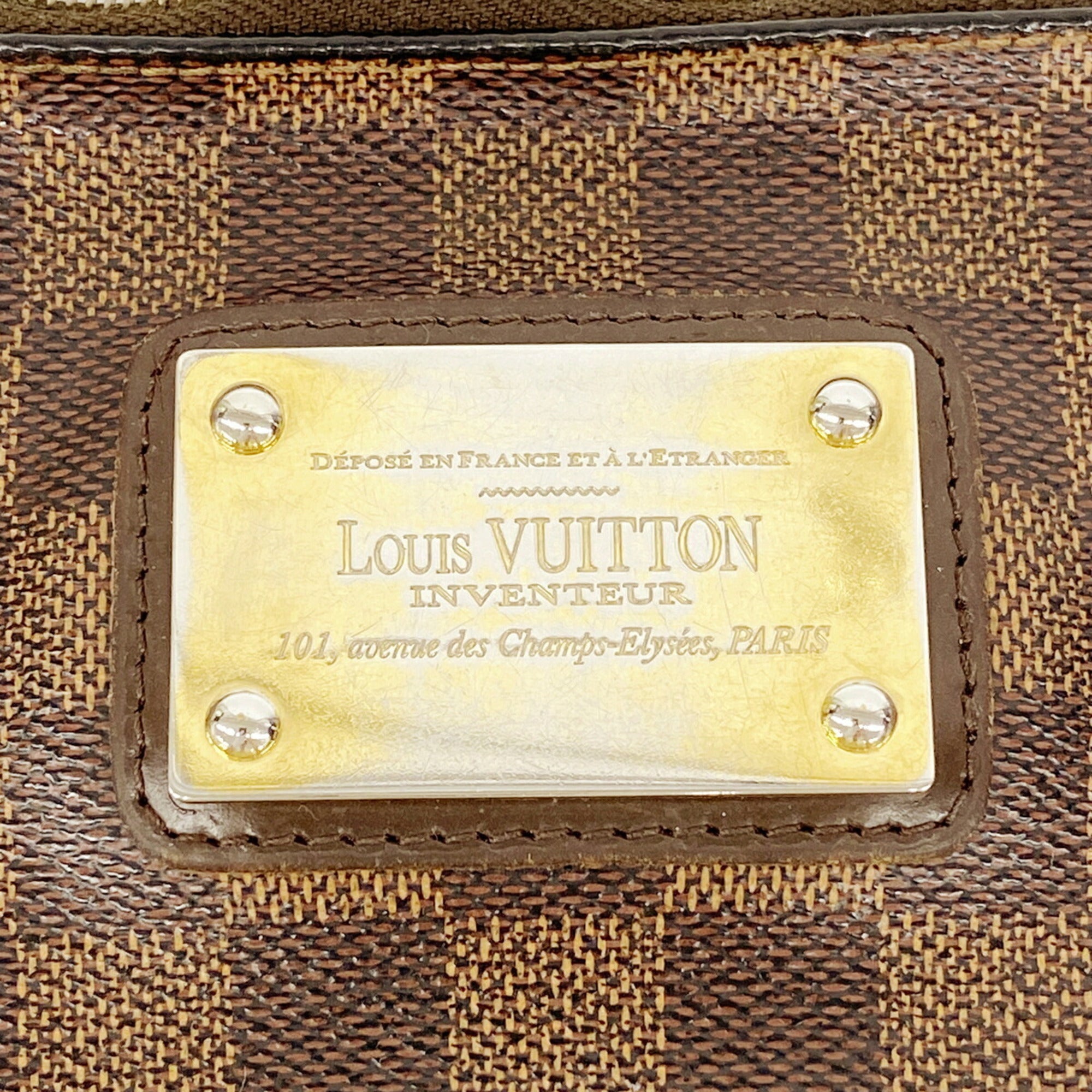 Louis Vuitton Ebene Handbag (Pre-Owned)