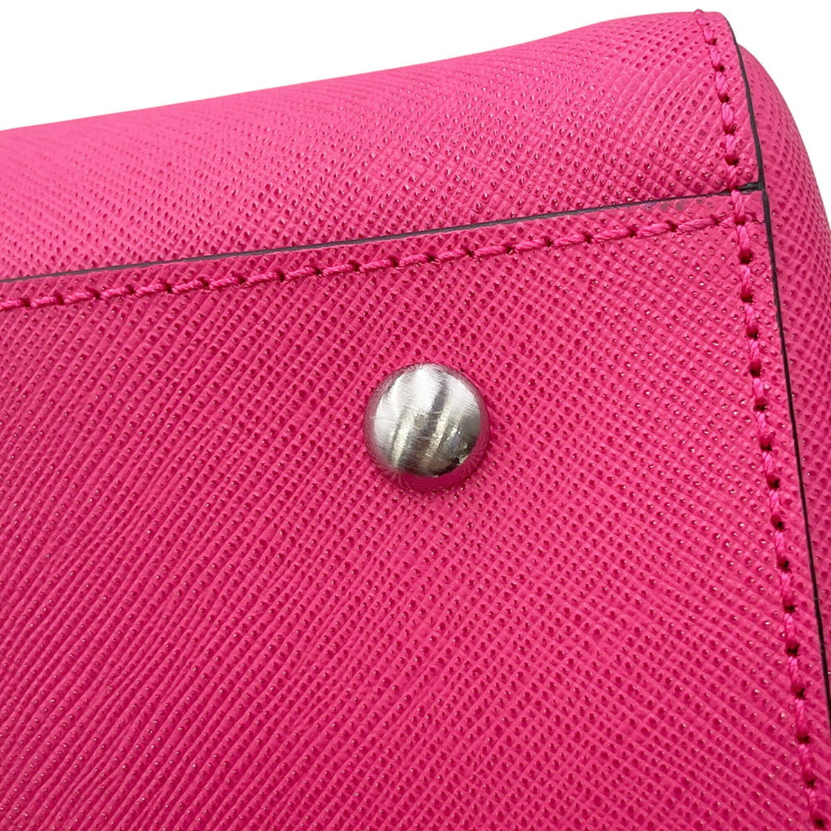 Mcm Pink Leather Handbag Tote Bag (Pre-Owned)