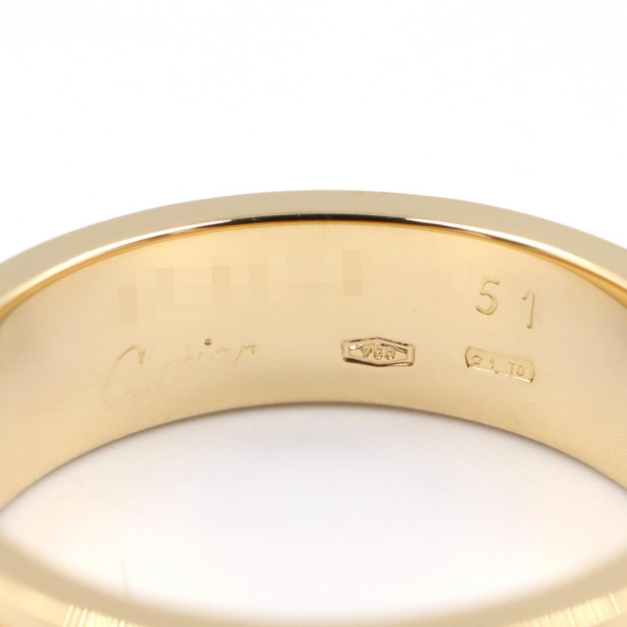 Cartier Love Yellow Gold (18K) Band Ring (Pre-Owned)
