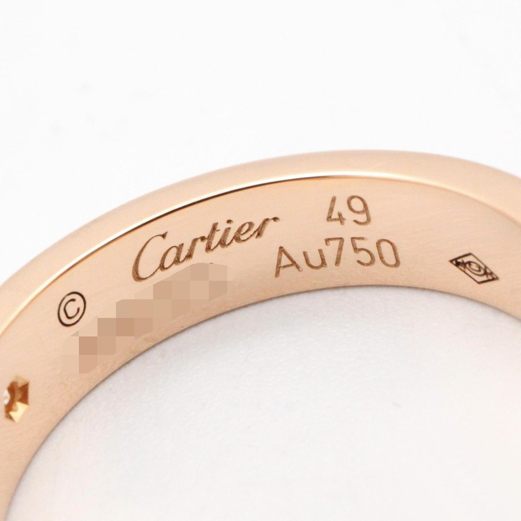Cartier Gold Clear Pink Gold (18K) Band Ring (Pre-Owned)
