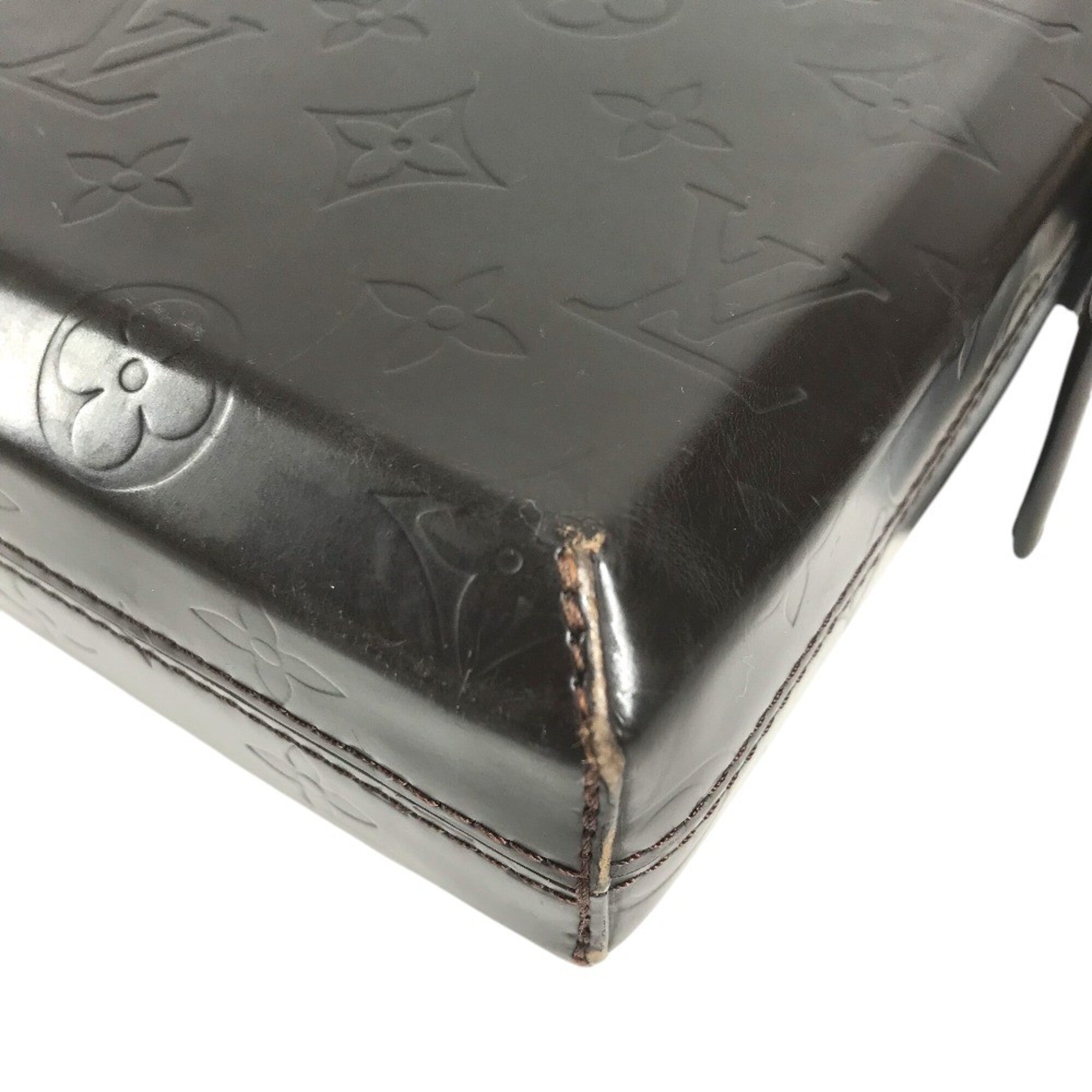 Louis Vuitton Brown Coffee Monogram Leather Pochette Shoulder Bag (Pre-Owned)