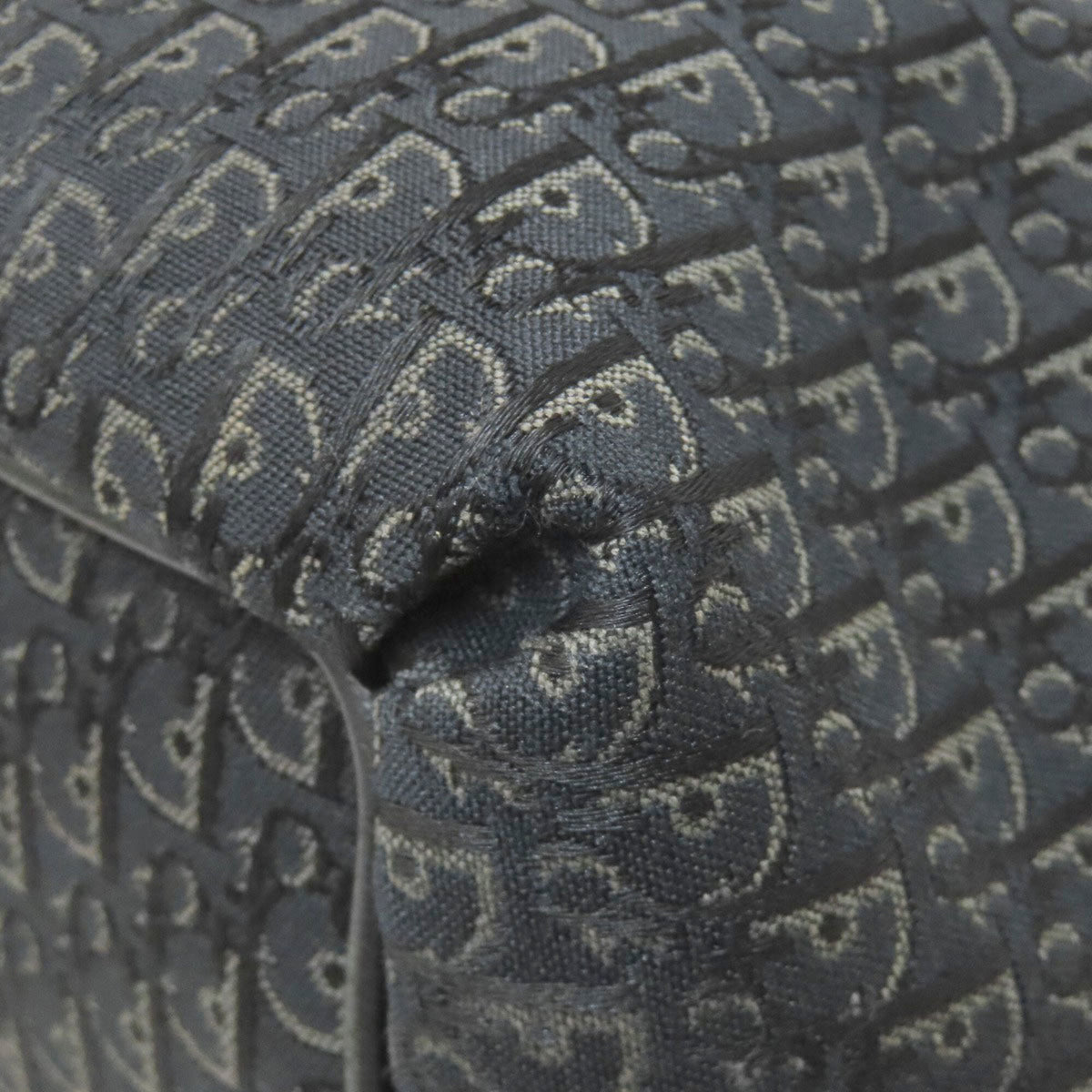 Christian Dior Black Canvas Tote Bag (Pre-Owned)