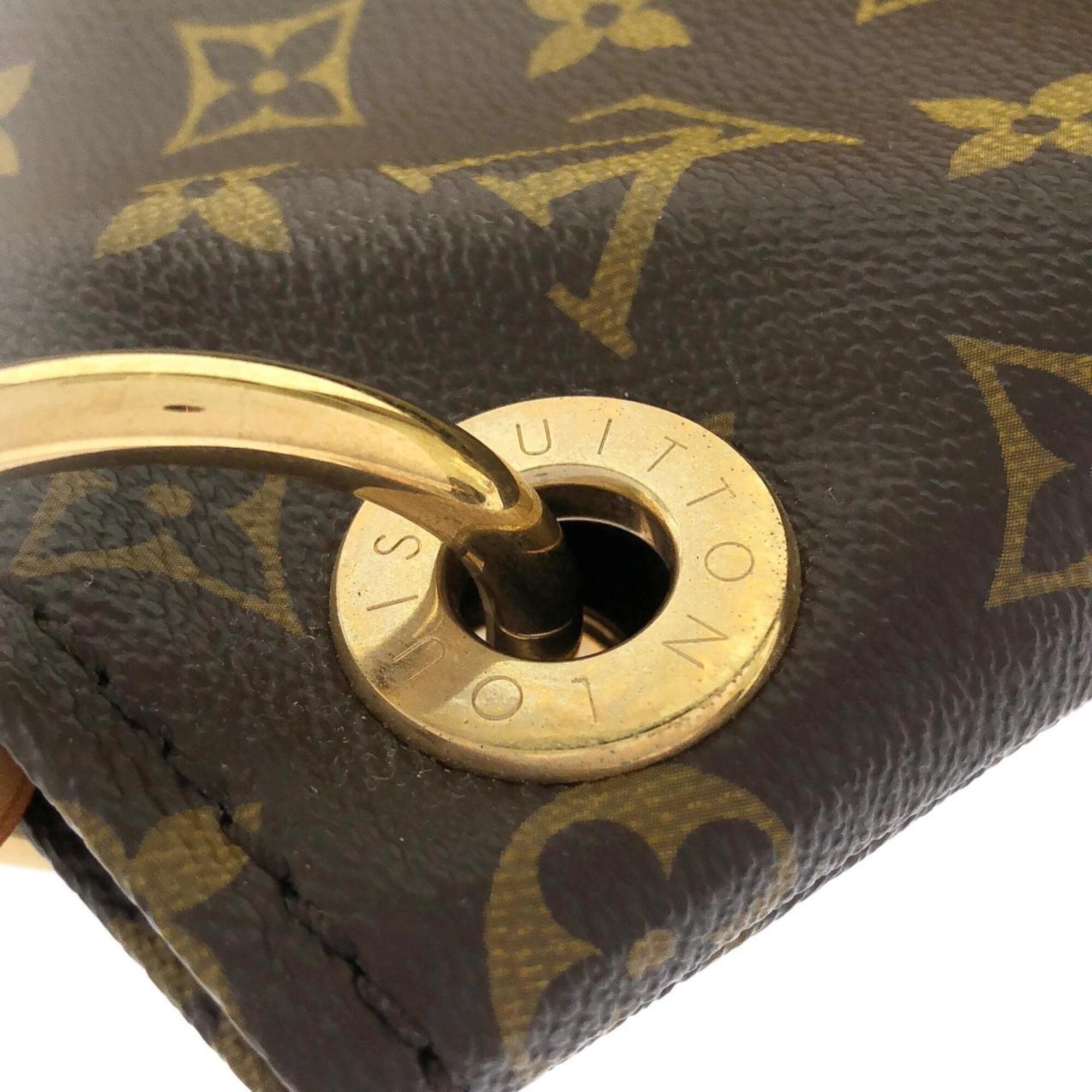 Louis Vuitton Marron Coated Canvas Shoulder Bag (Pre-Owned)