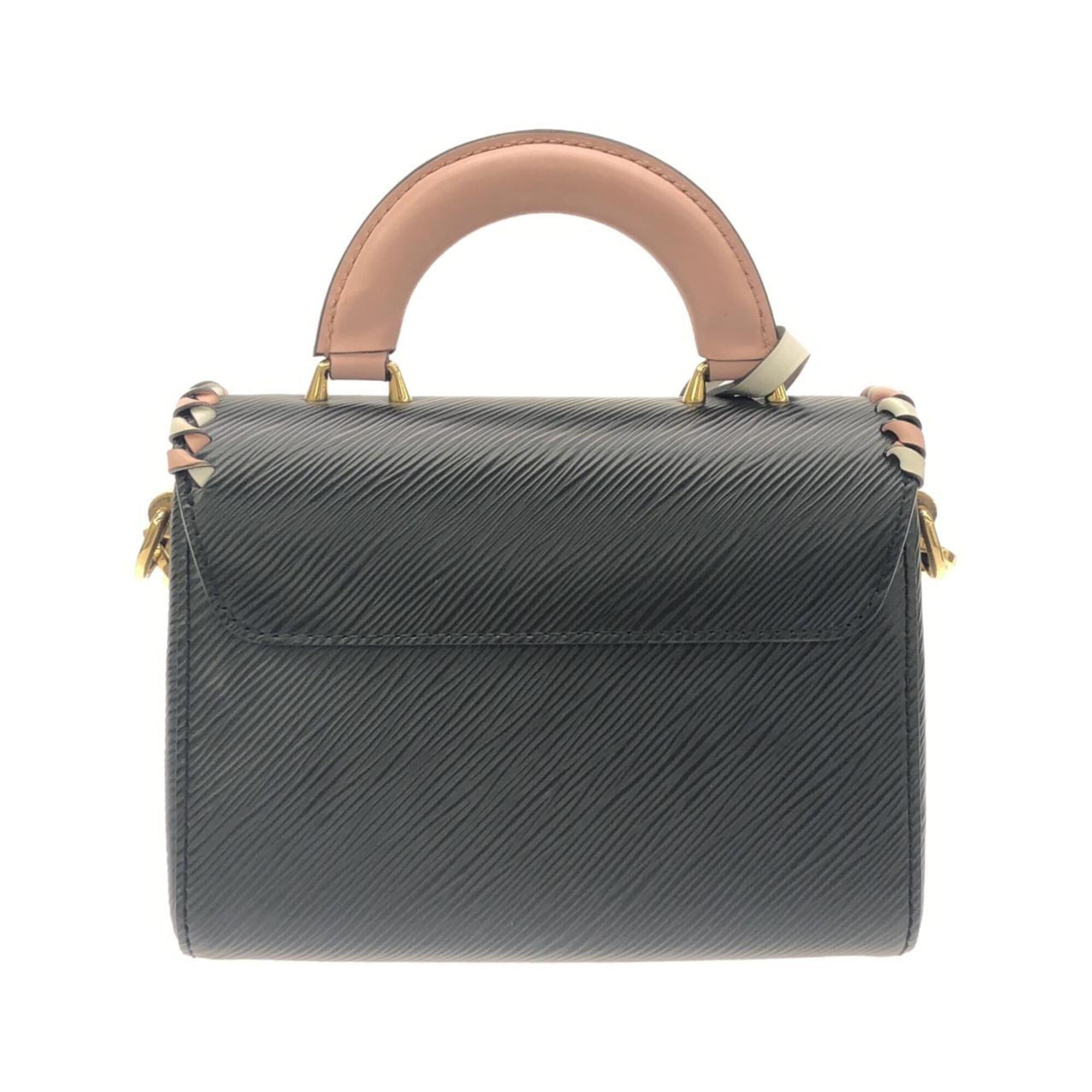 Louis Vuitton Black Leather Handbag (Pre-Owned)