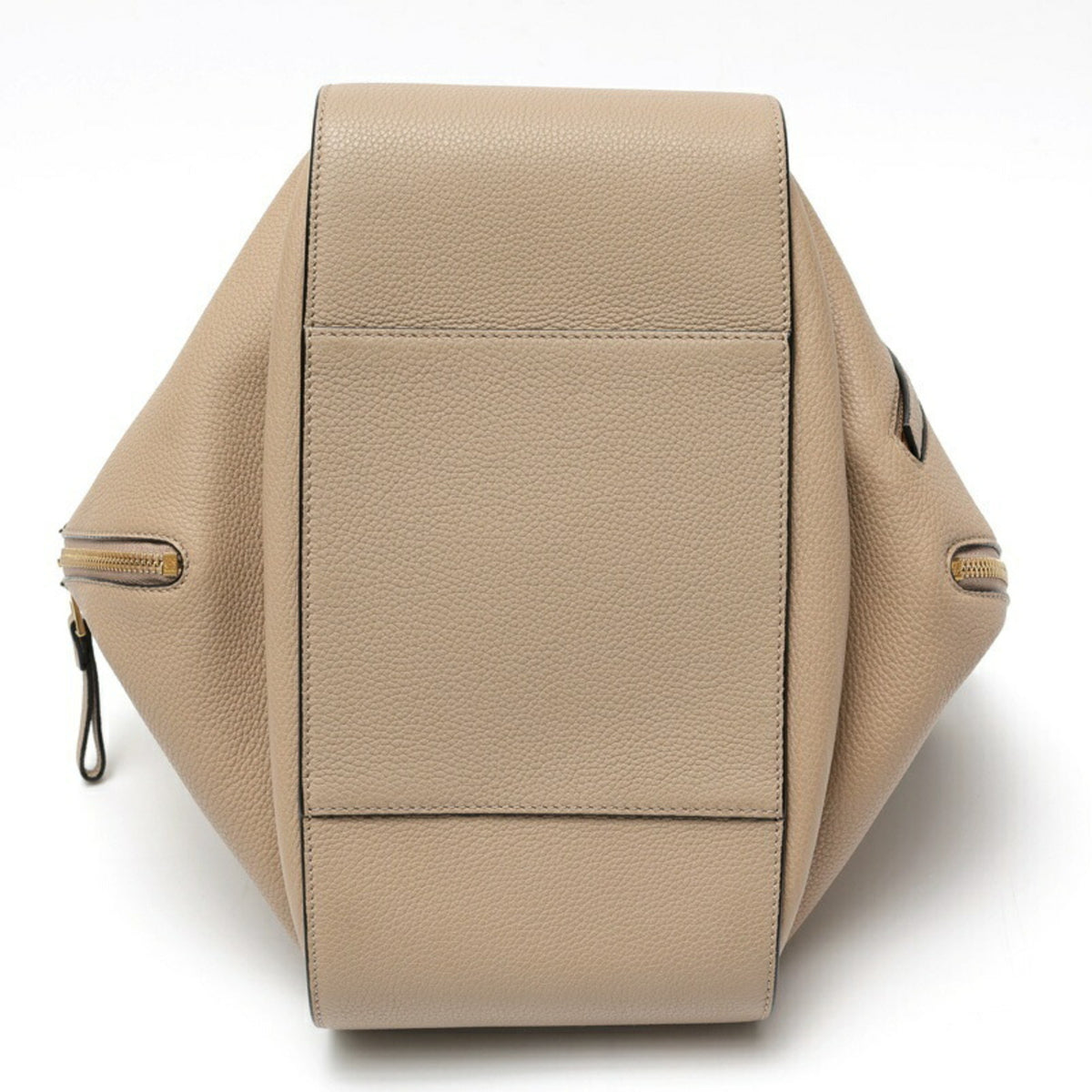 Loewe Grayish Sand Leather Shoulder Bag (Pre-Owned)
