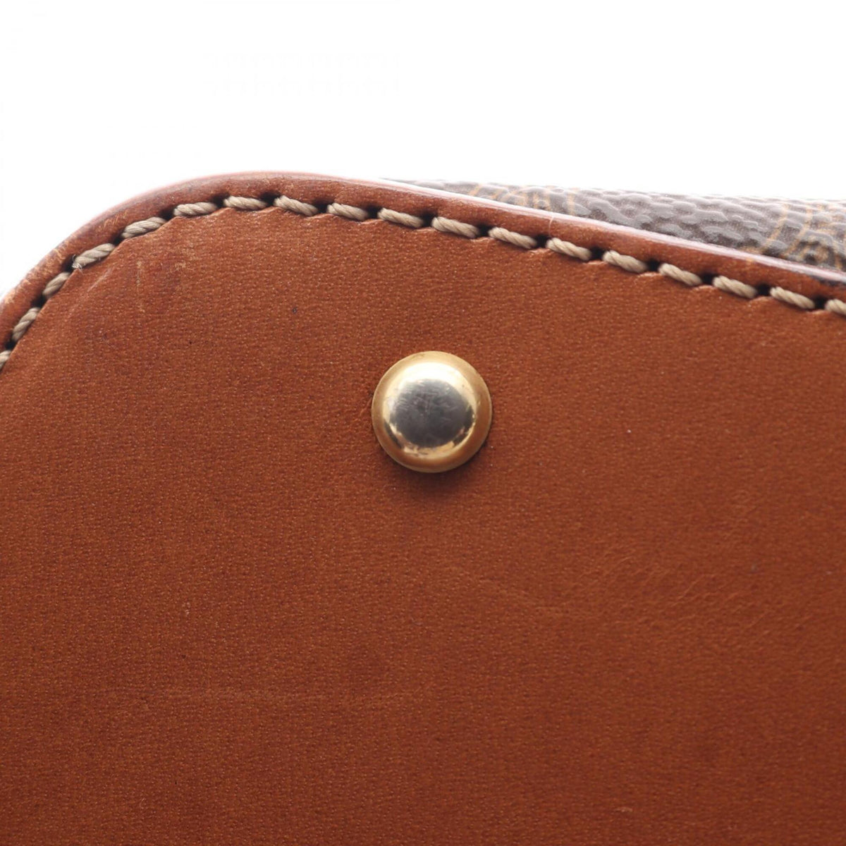 Celine Beige Brown Coated Canvas Handbag (Pre-Owned)