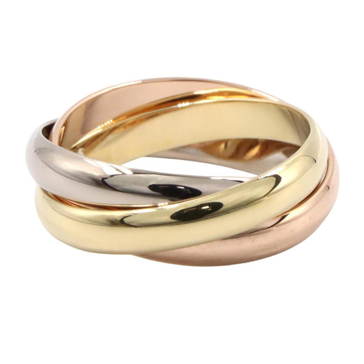 Cartier Gold Silver Yellow Gold (18K) Pink Gold (18K) White Gold (18K) Band Ring (Pre-Owned)
