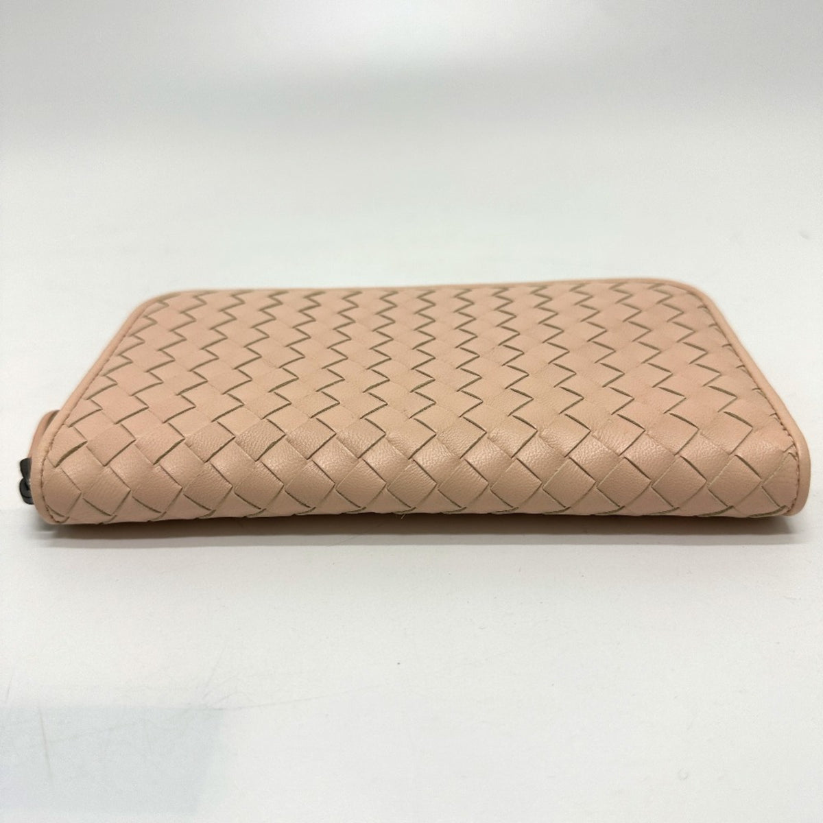 Bottega Veneta Pink Intrecciato Long Wallet (Bi-Fold) (Pre-Owned)