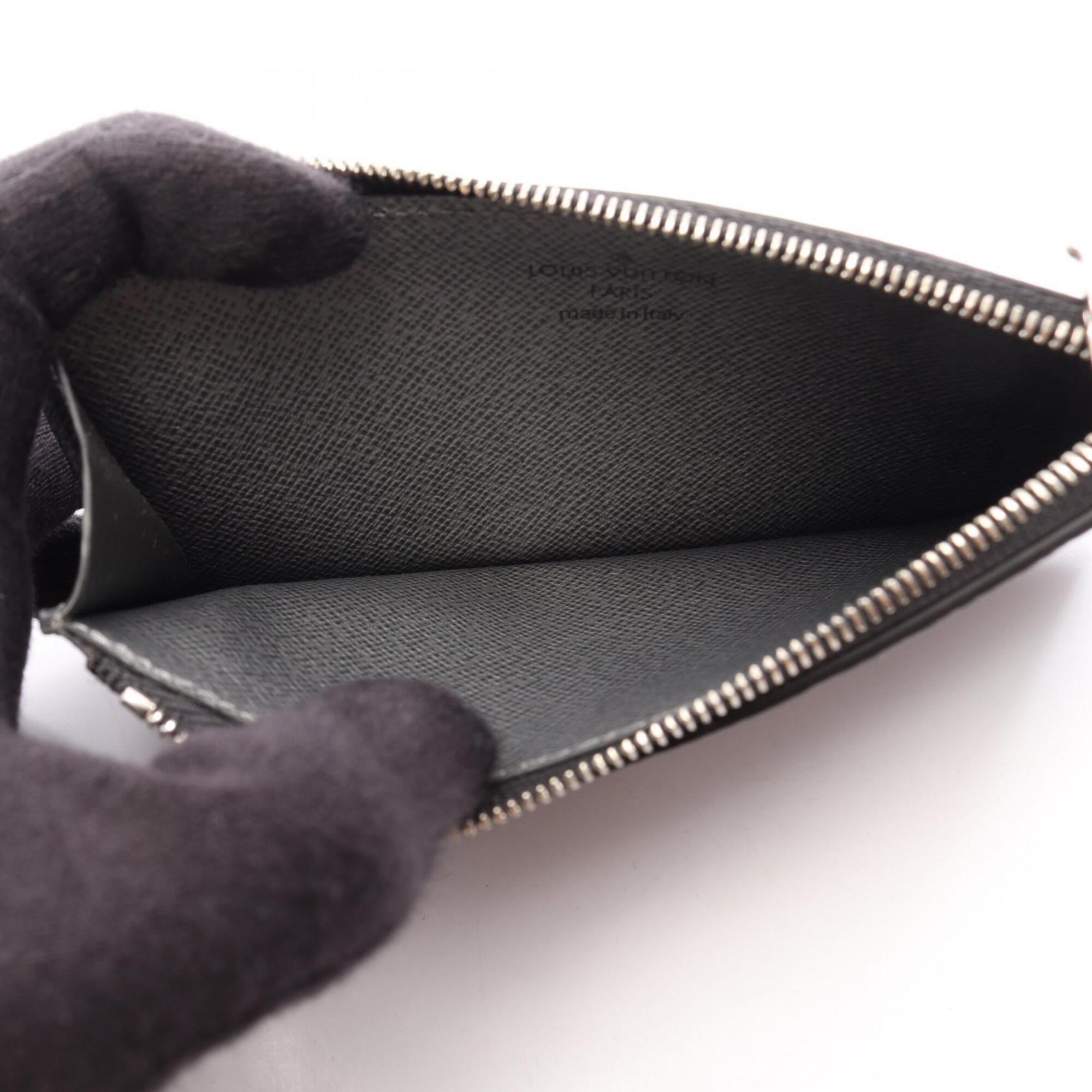 Louis Vuitton Taigarama Leather Pvc Coin Purse/Coin Case (Pre-Owned)