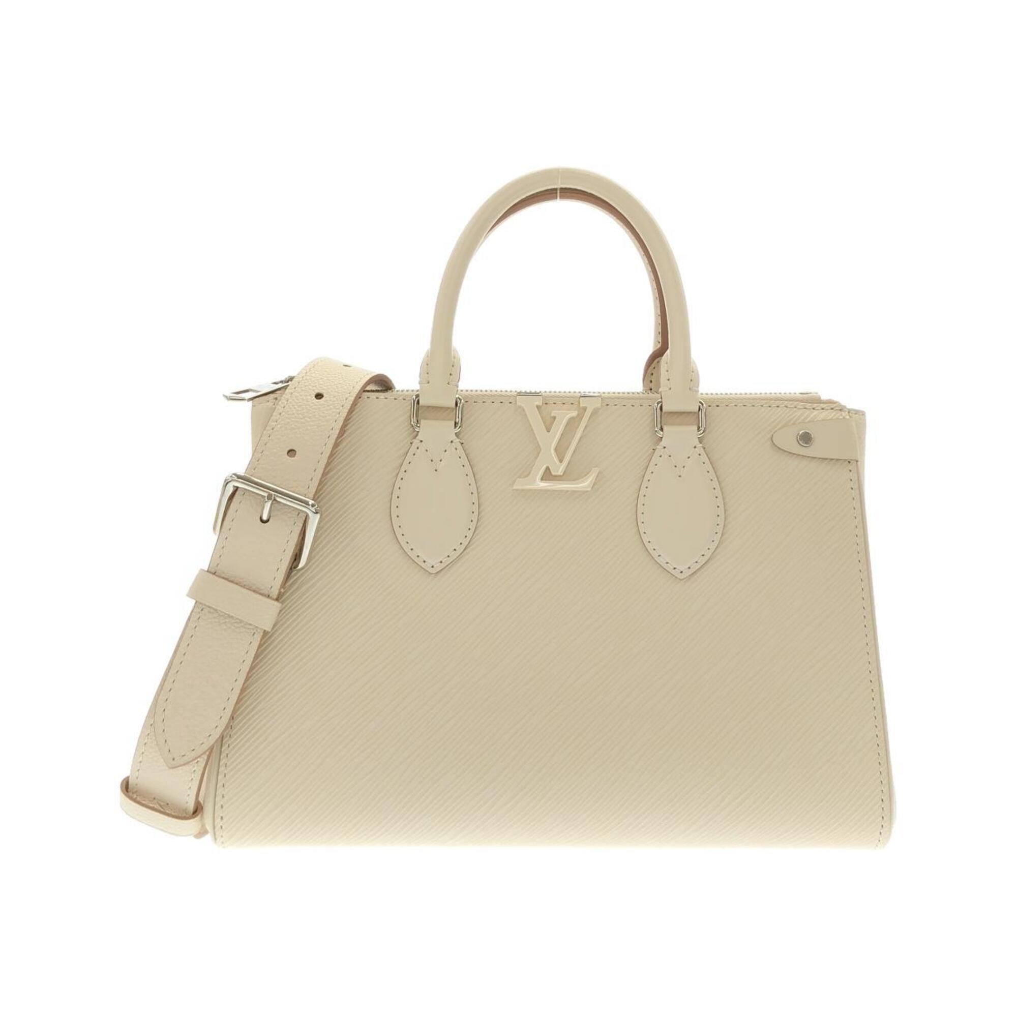 Louis Vuitton Beige Leather Handbag (Pre-Owned)