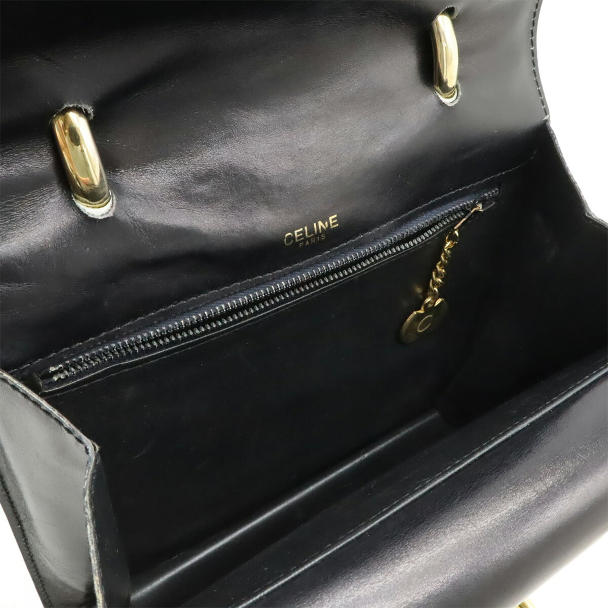 Celine Black Leather Handbag (Pre-Owned)