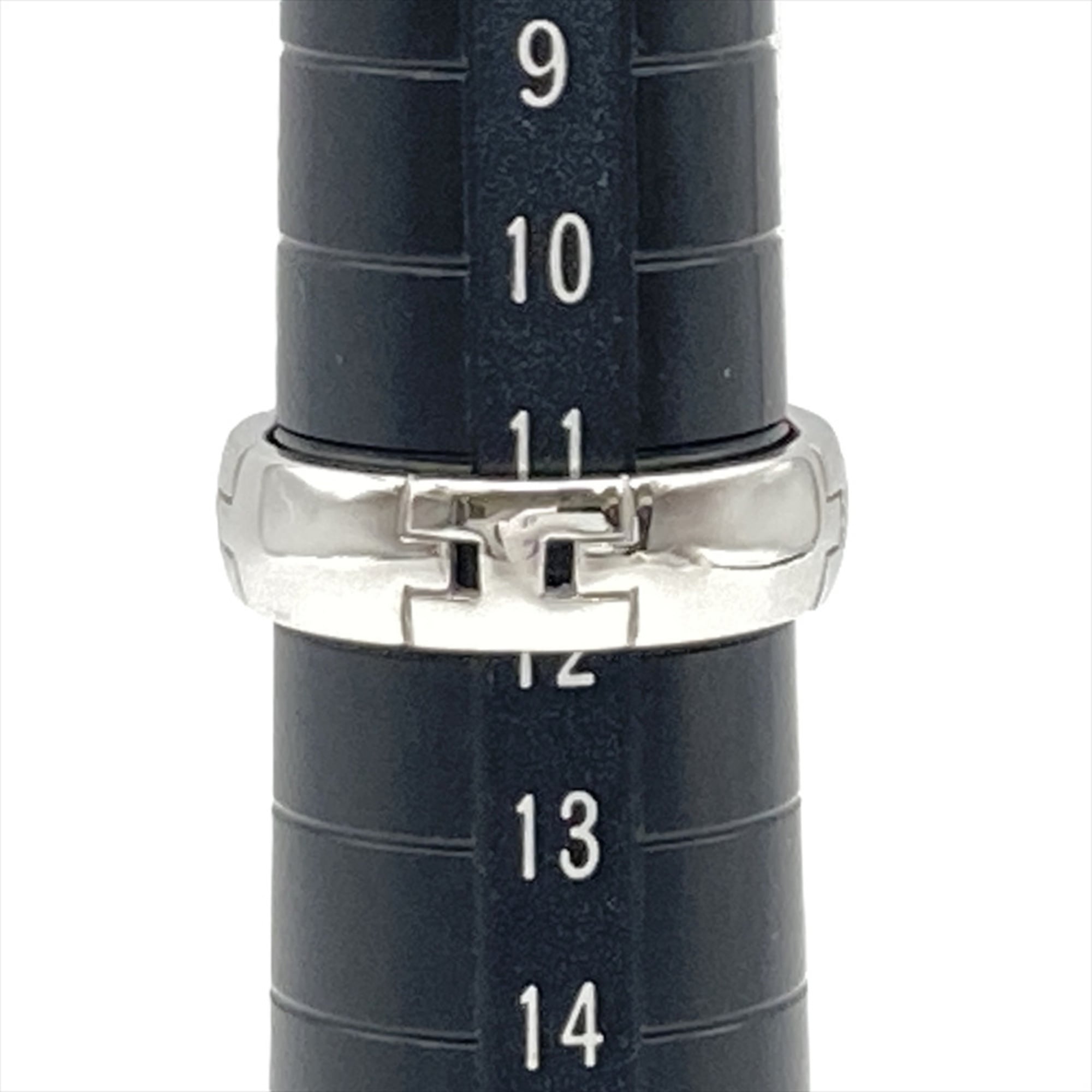 Hermes White Gold White Gold (18K) Band Ring (Pre-Owned)