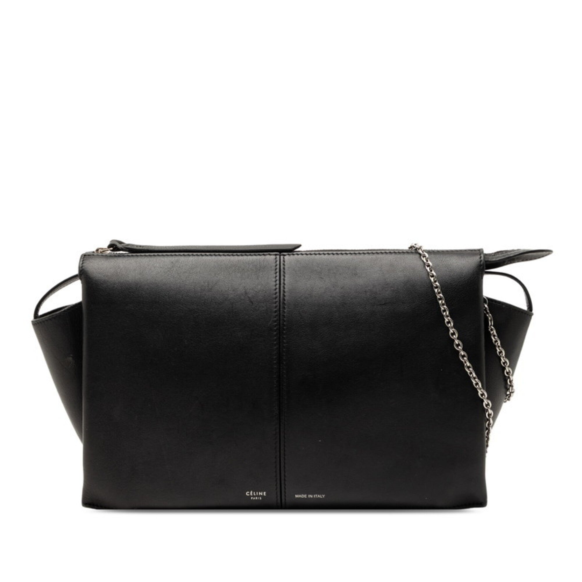 Celine Black Leather Shoulder Bag (Pre-Owned)