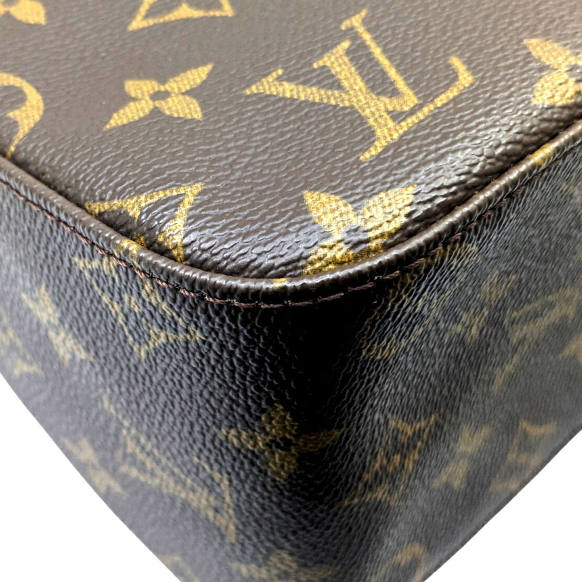 Louis Vuitton Brown Monogram Shoulder Bag (Pre-Owned)