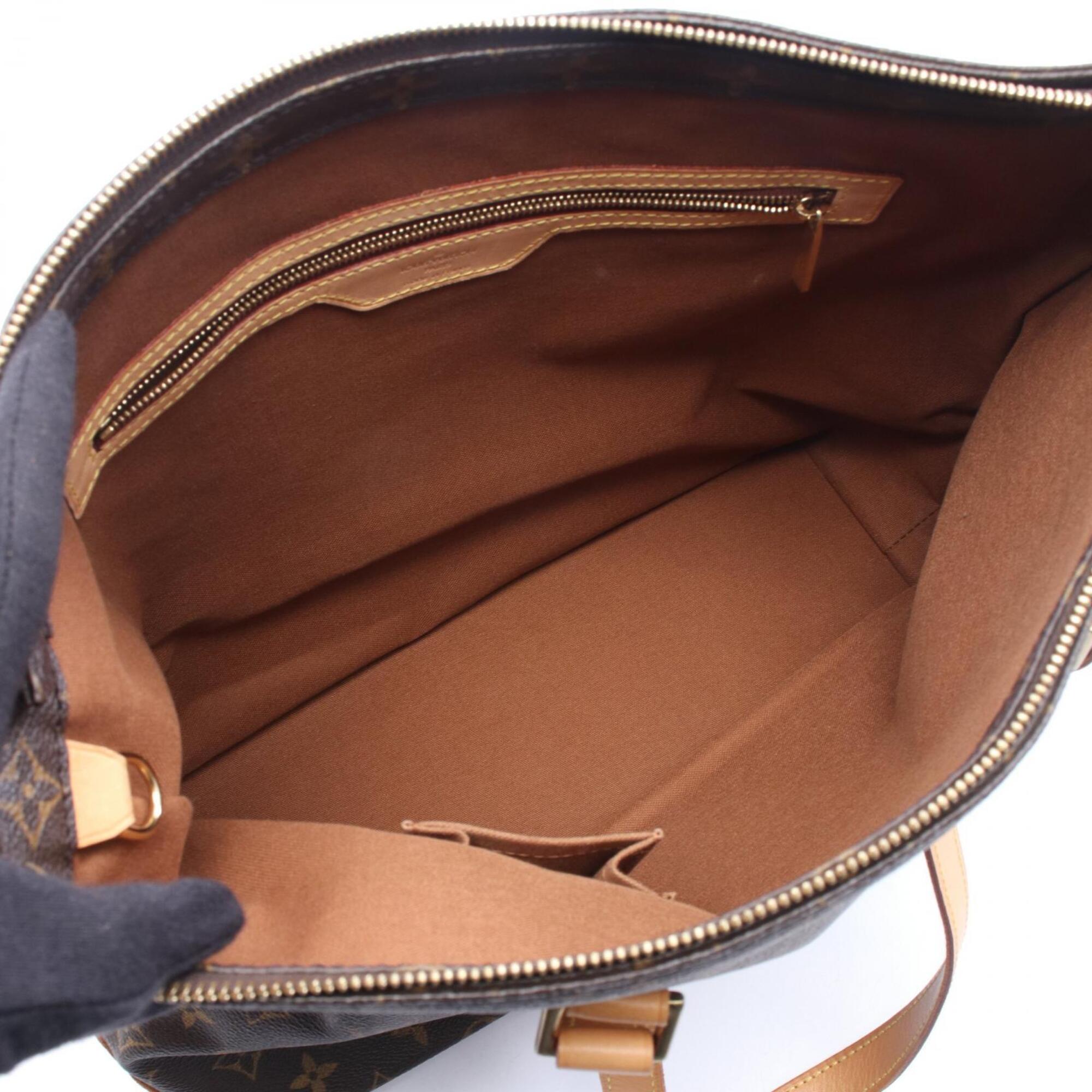 Louis Vuitton Brown Coated Canvas Pvc Leather Monogram Handbag Tote Bag (Pre-Owned)