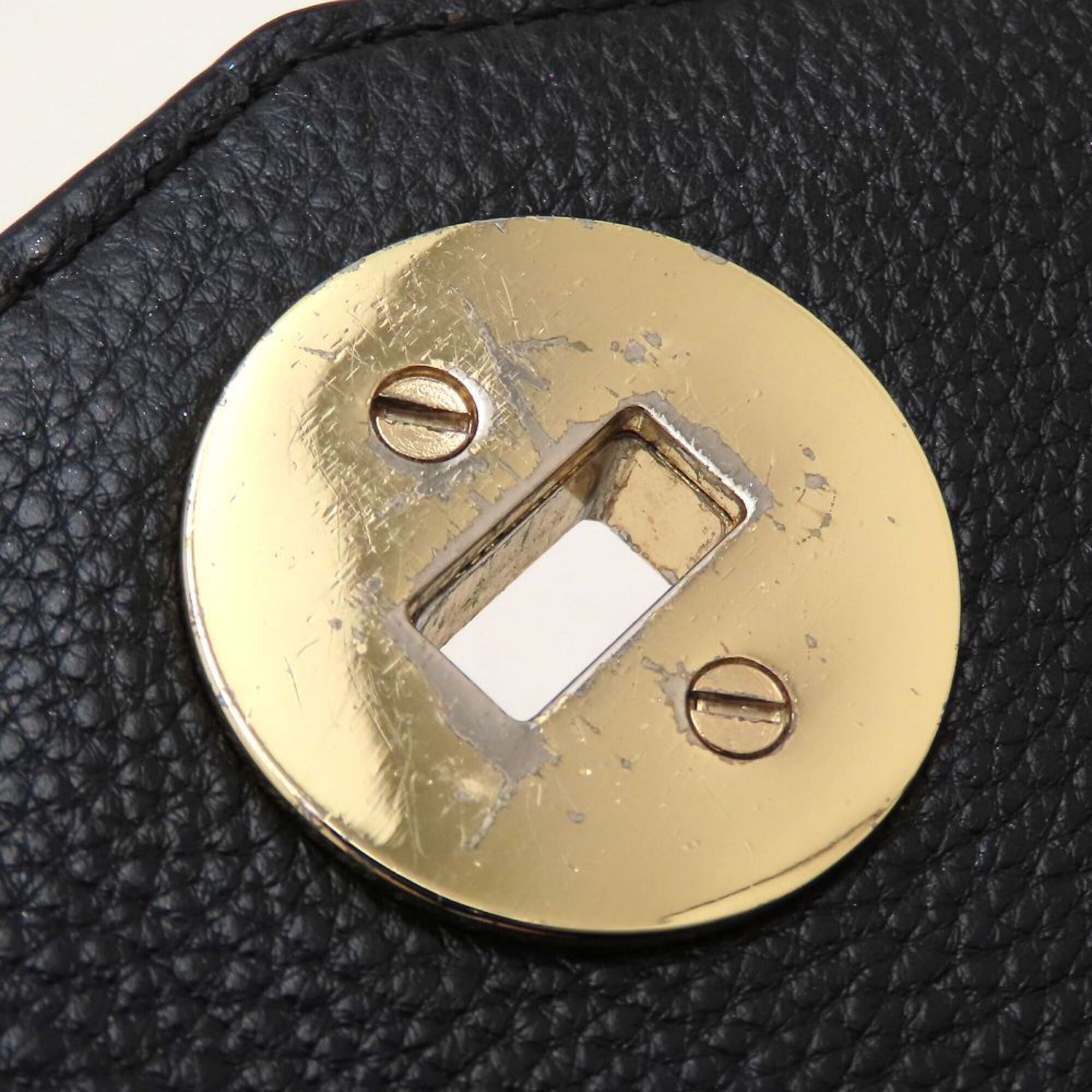Tory Burch Black Leather Shoulder Bag (Pre-Owned)