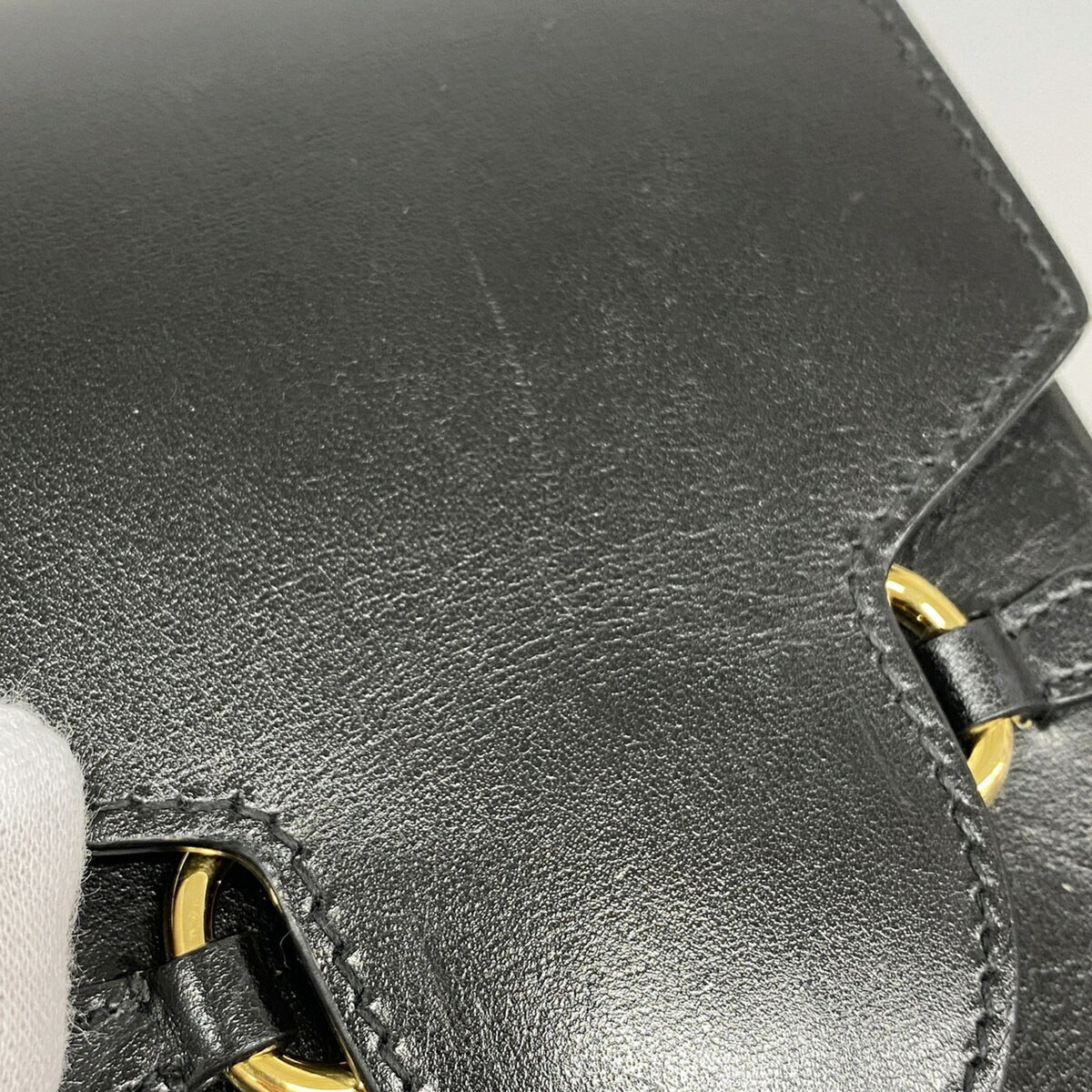 Gucci Black Leather Shoulder Bag (Pre-Owned)