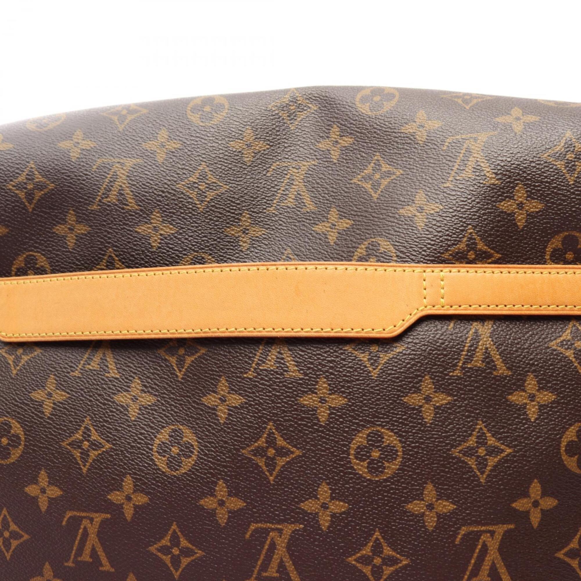 Louis Vuitton Brown Monogram Coated Canvas Leather Handbag Shoulder Bag (Pre-Owned)