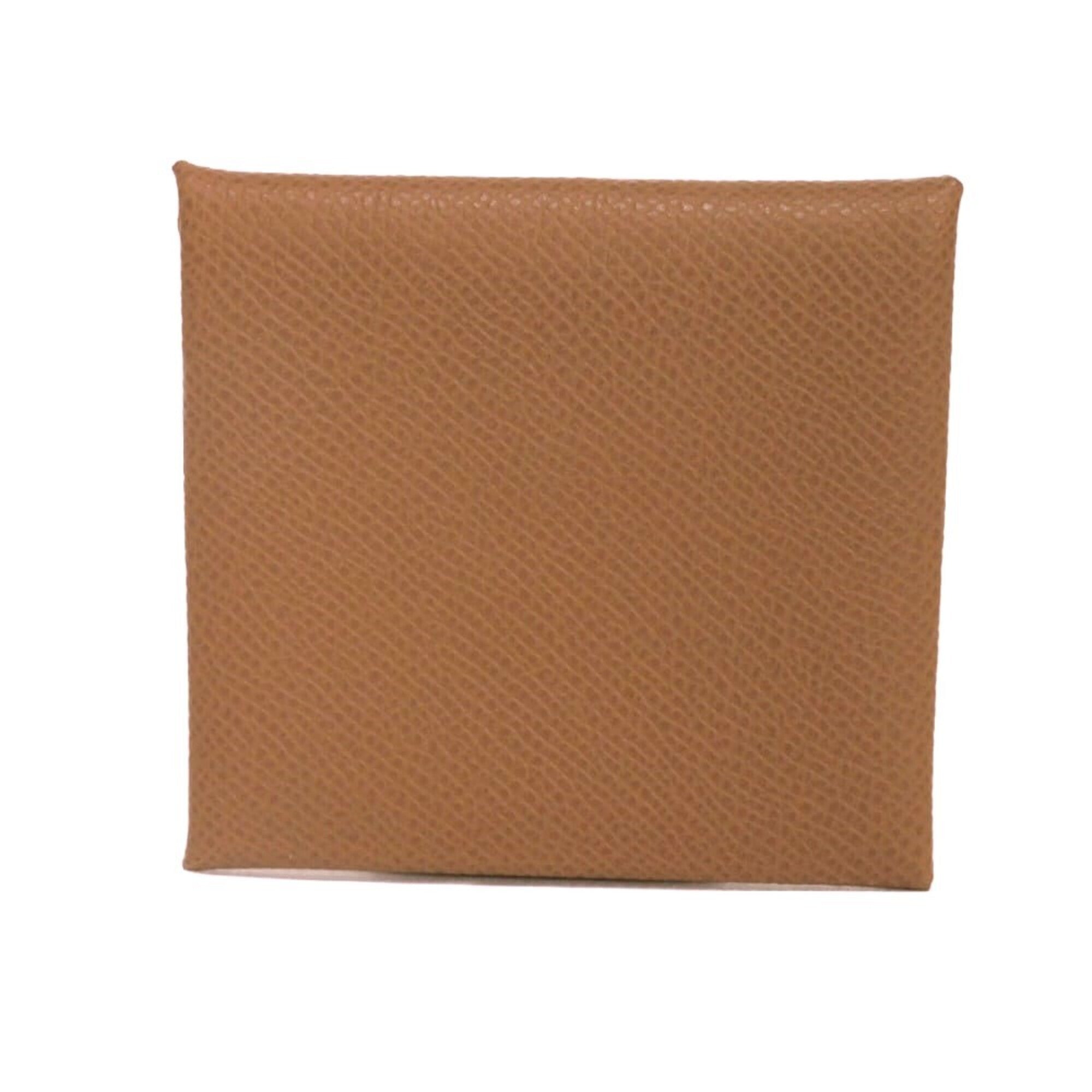 Hermes Alezan Brown Epsom Leather Coin Purse/Coin Case (Pre-Owned)