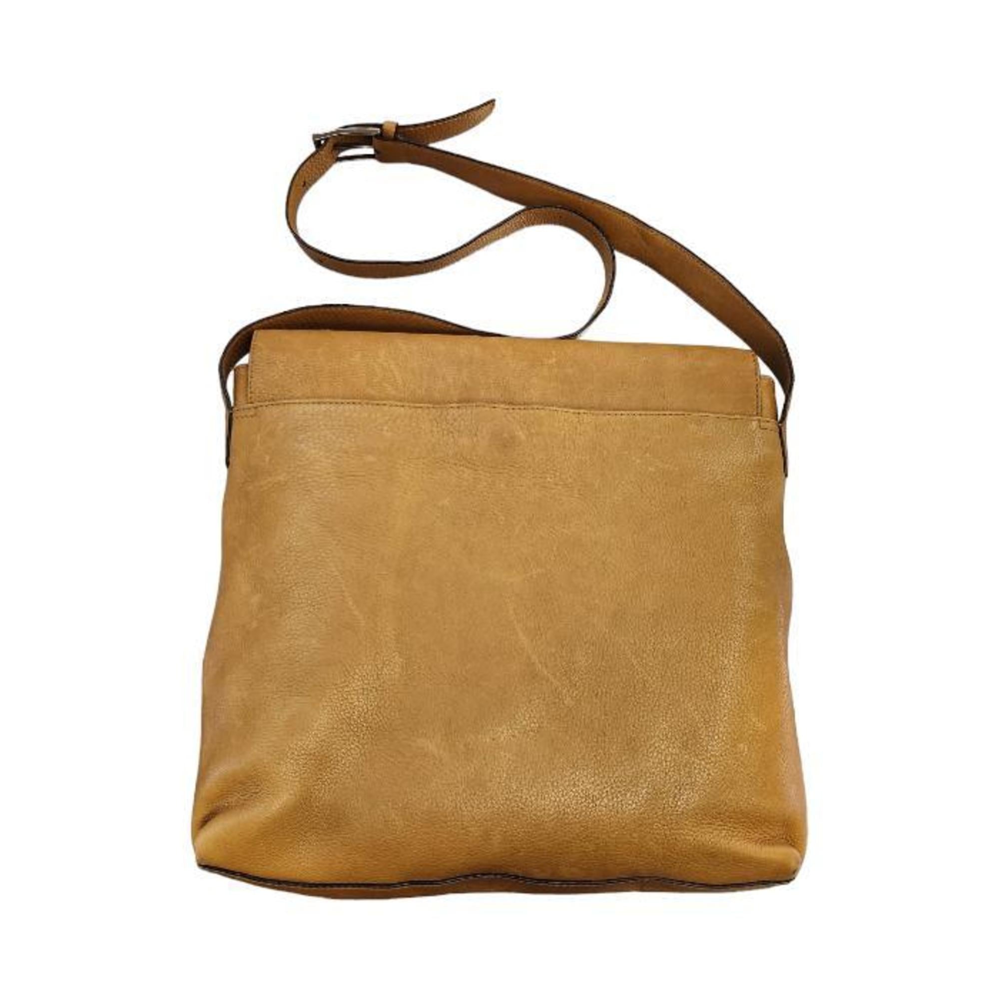 Celine Brown Yellow Leather Shoulder Bag (Pre-Owned)