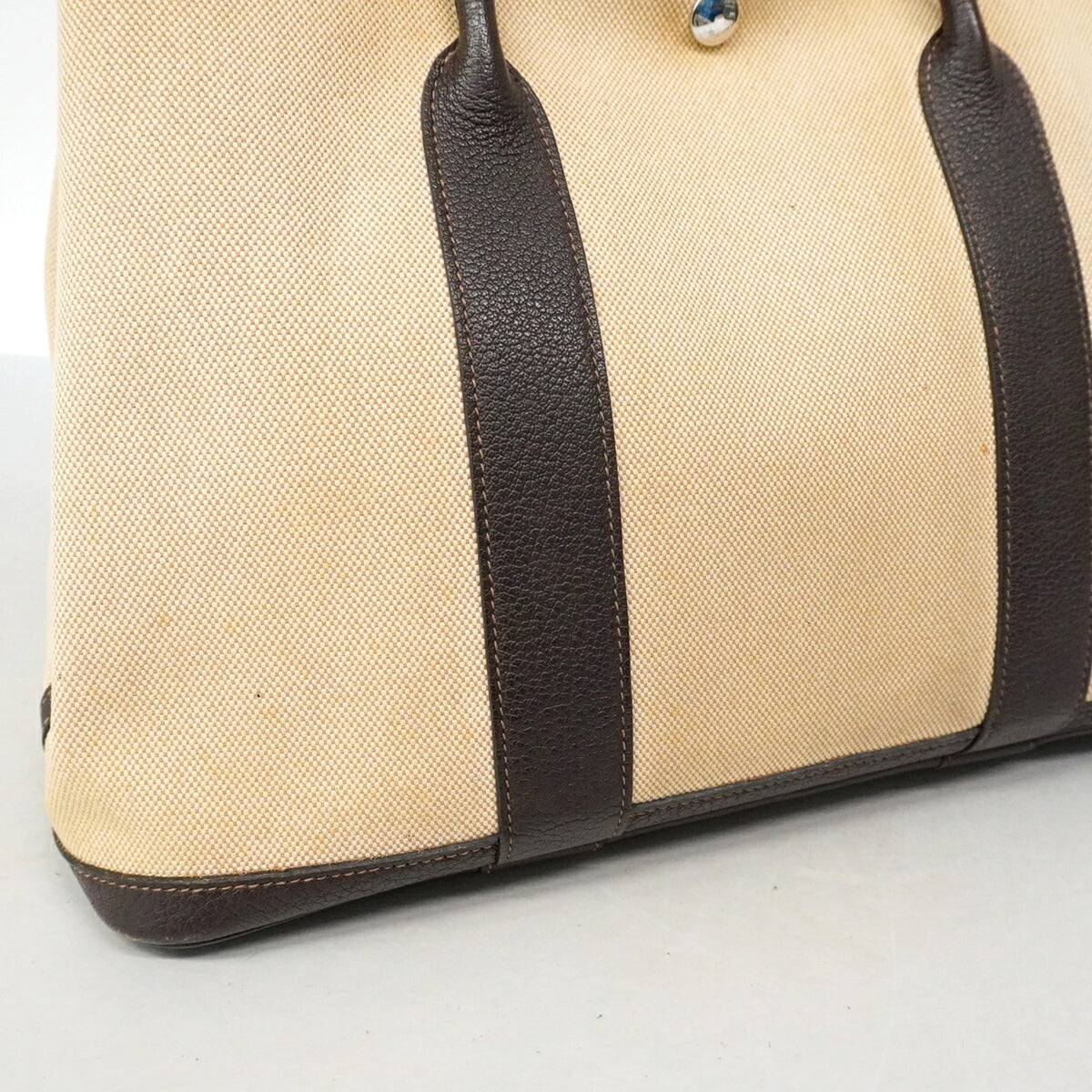 Hermes Brown Toile H Tote Bag (Pre-Owned)
