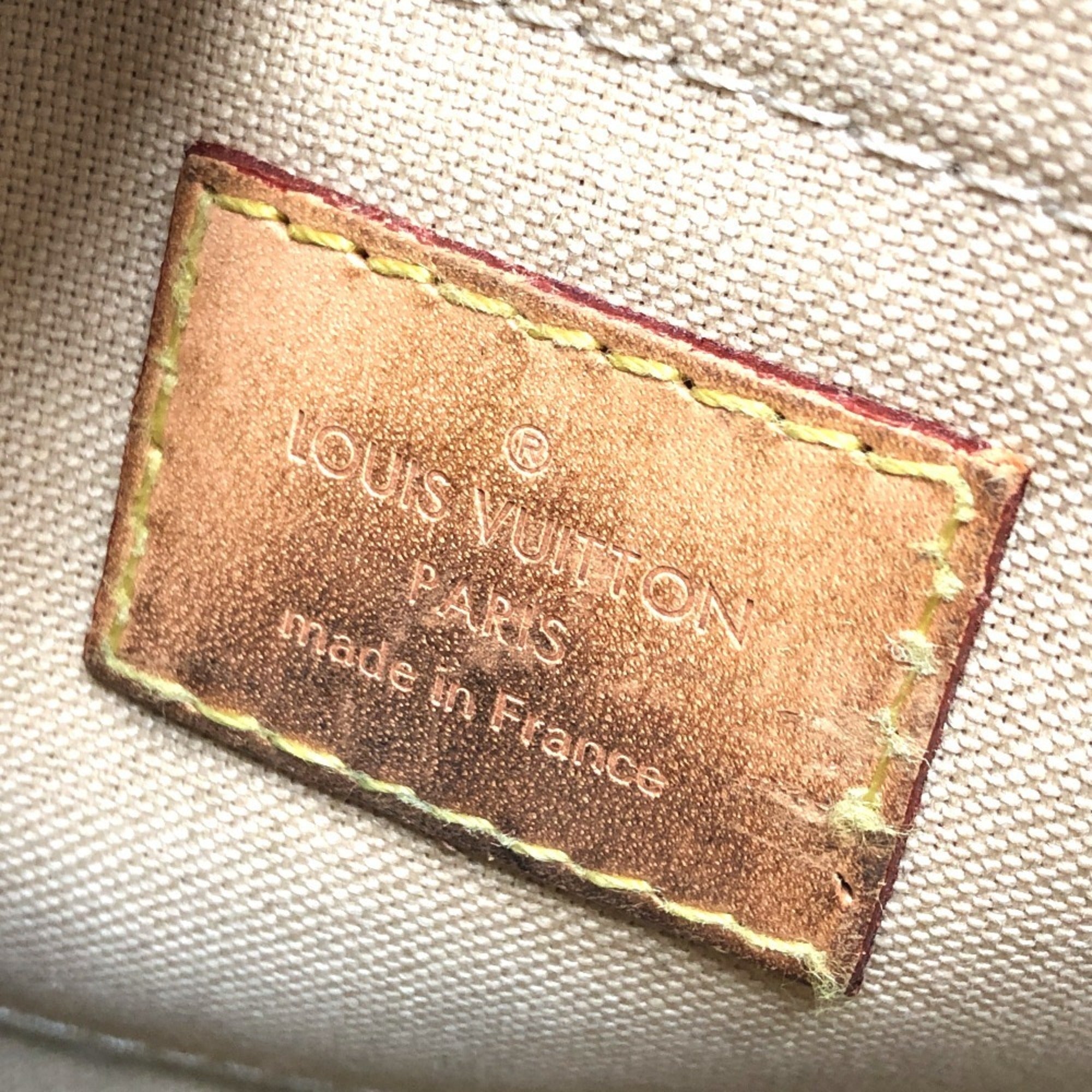 Louis Vuitton Brown Galle White Damier Azur Shoulder Bag (Pre-Owned)