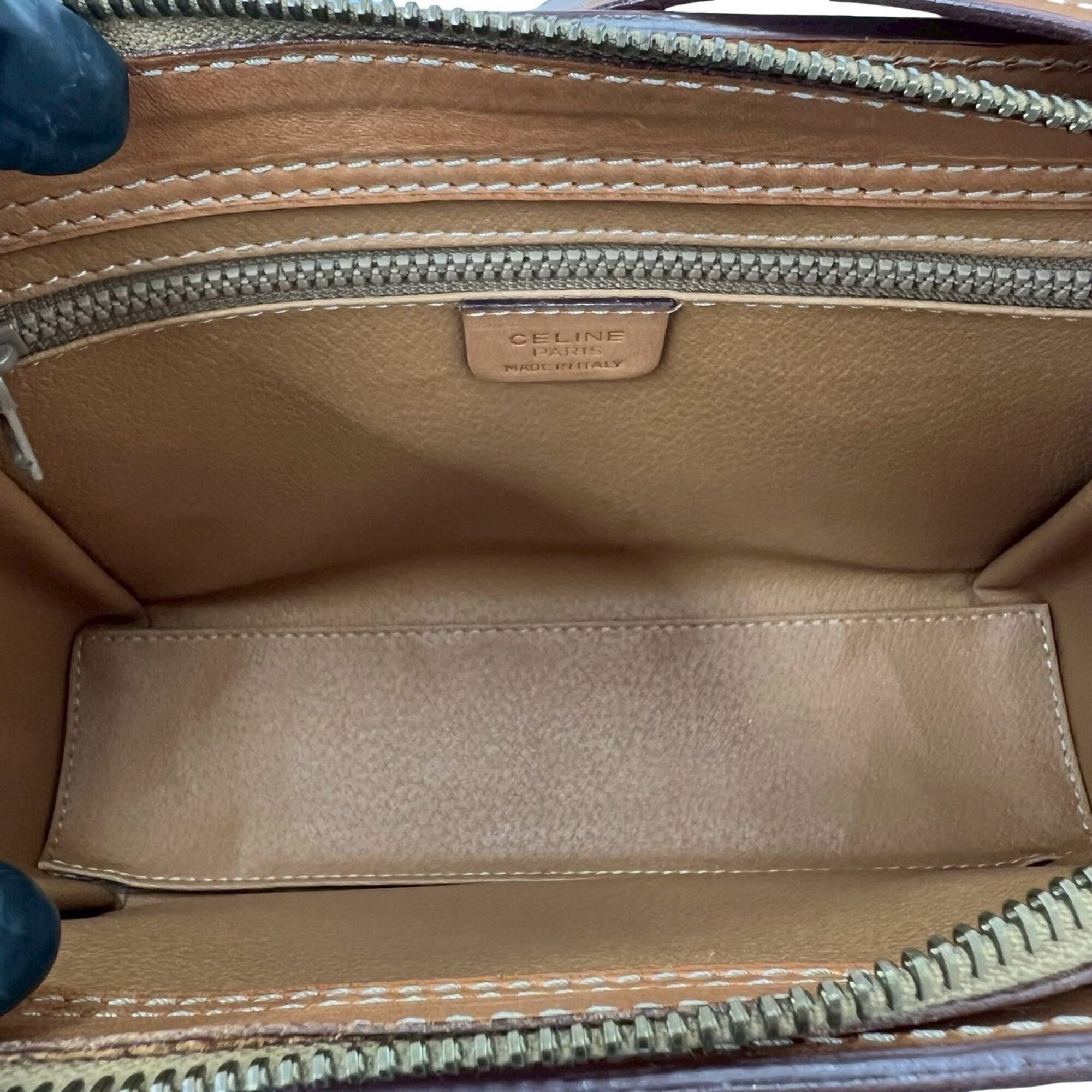 Celine Brown Pvc Leather Shoulder Bag (Pre-Owned)