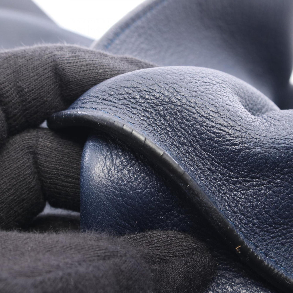 Loewe Navy Leather Fanny Pack Handbag (Pre-Owned)