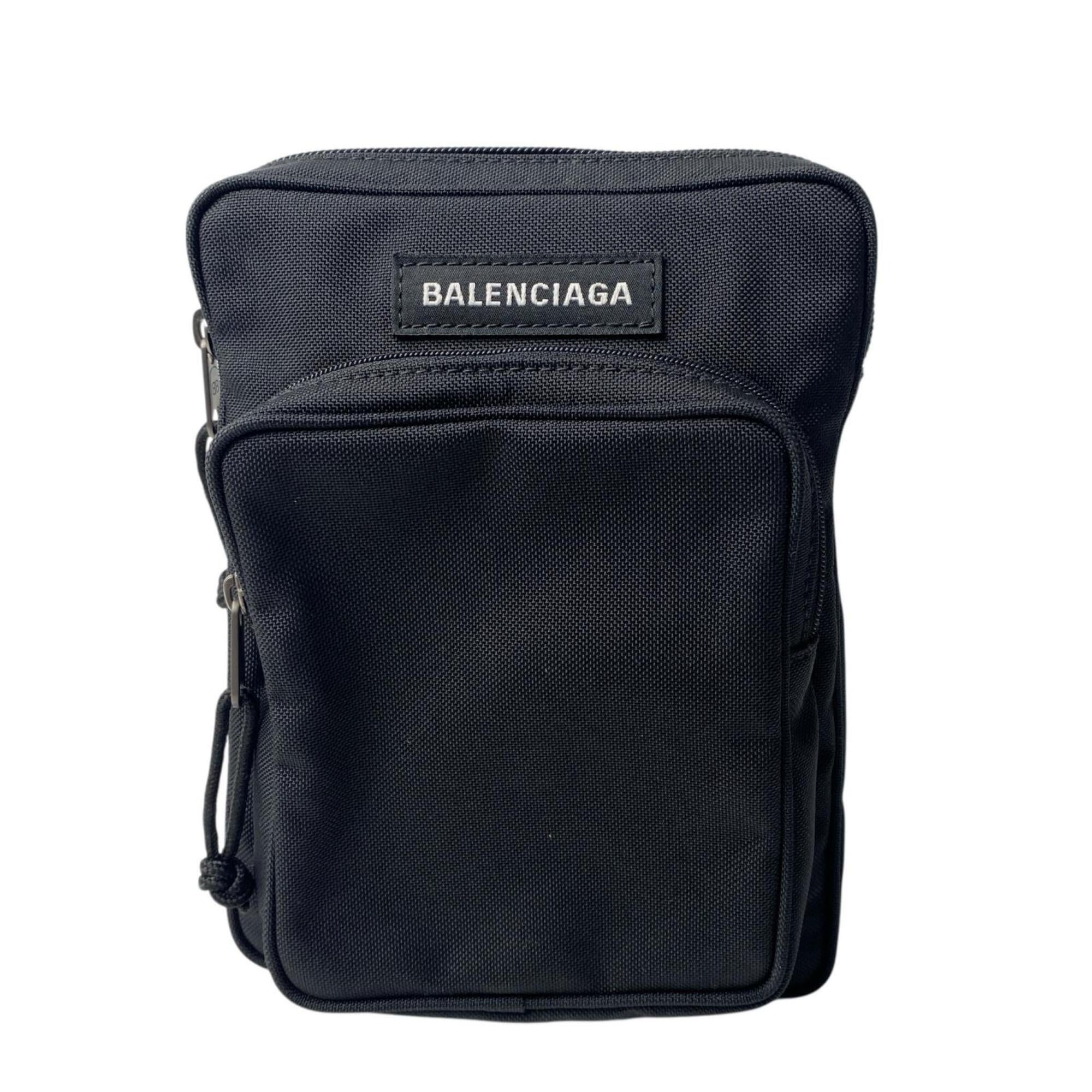 Balenciaga Black Nylon Sling Bag (Pre-Owned)