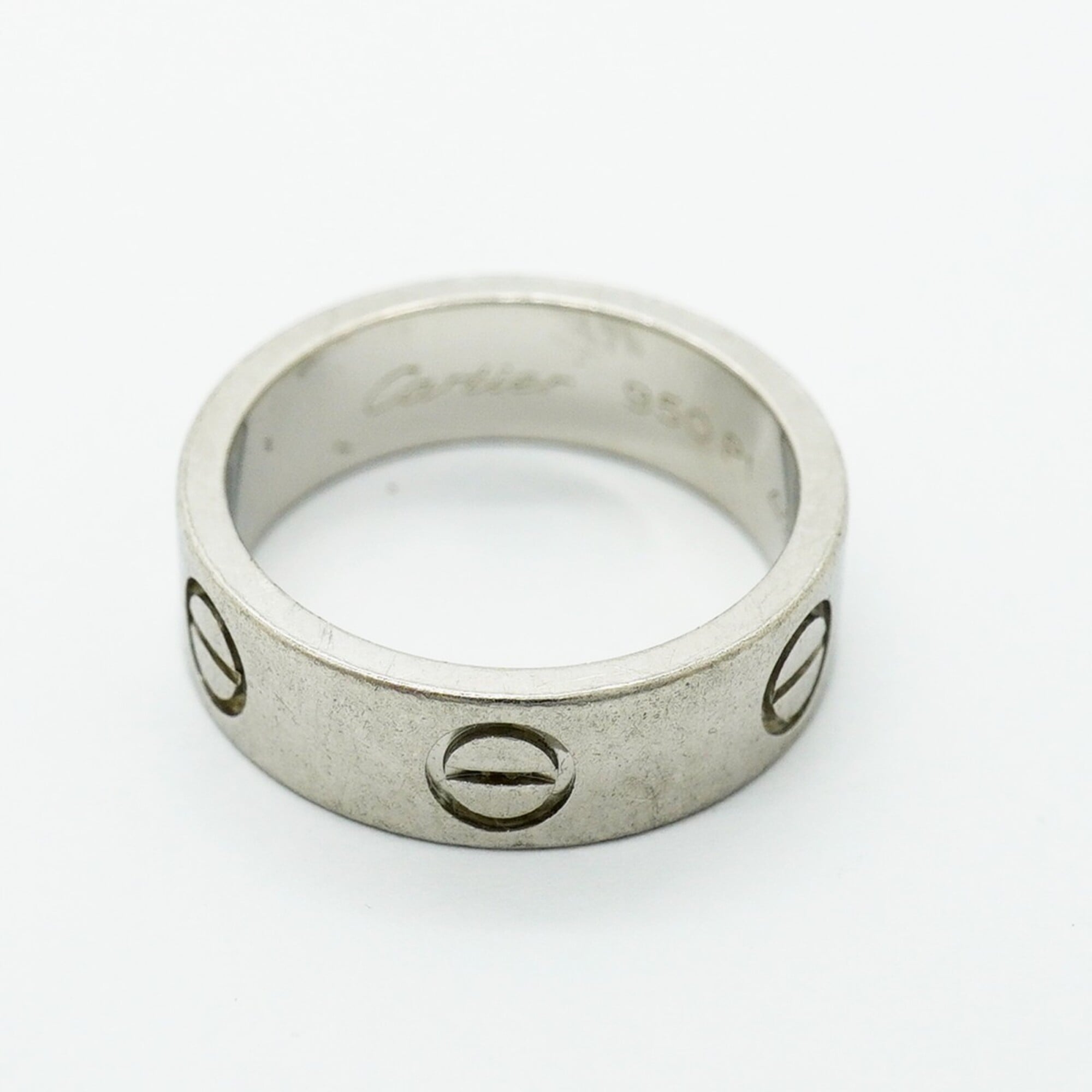 Cartier Platinum 950 Band Ring (Pre-Owned)