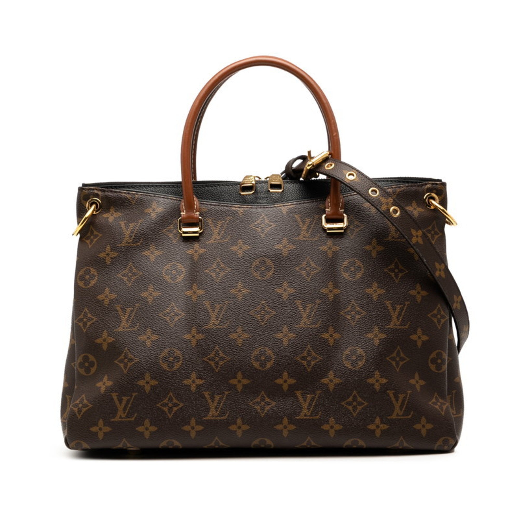 Louis Vuitton Brown Noir Pvc Leather Handbag Shoulder Bag (Pre-Owned)