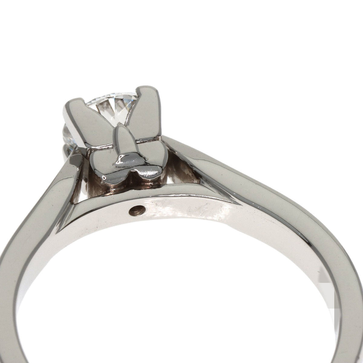 Van Cleef & Arpels Platinum Platinum 950 Band Ring (Pre-Owned)