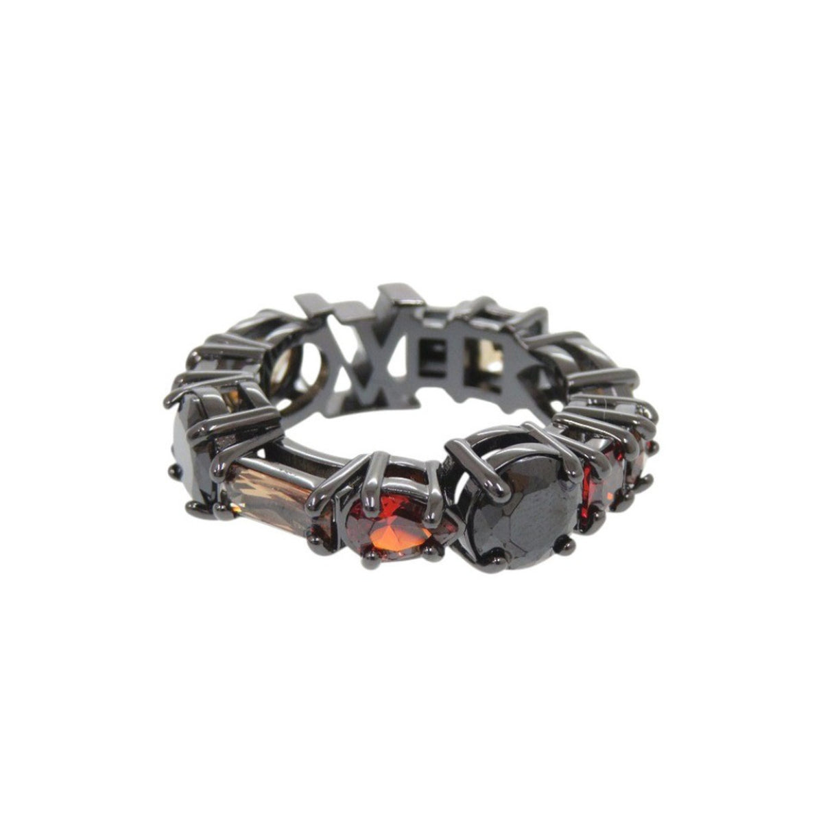 Louis Vuitton Black Metal Band Ring (Pre-Owned)