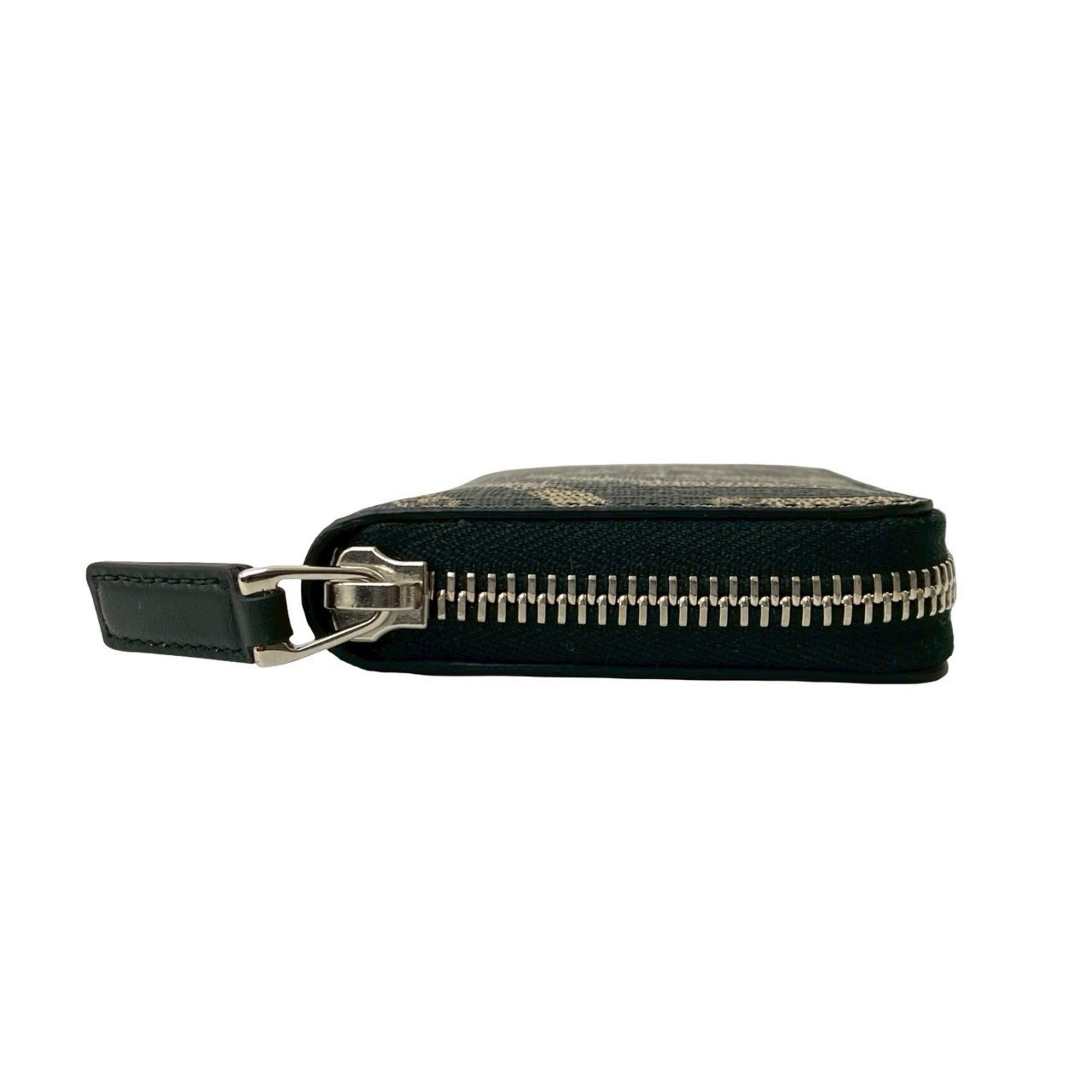 Gucci Black Leather Pvc Coin Purse/Coin Case (Pre-Owned)