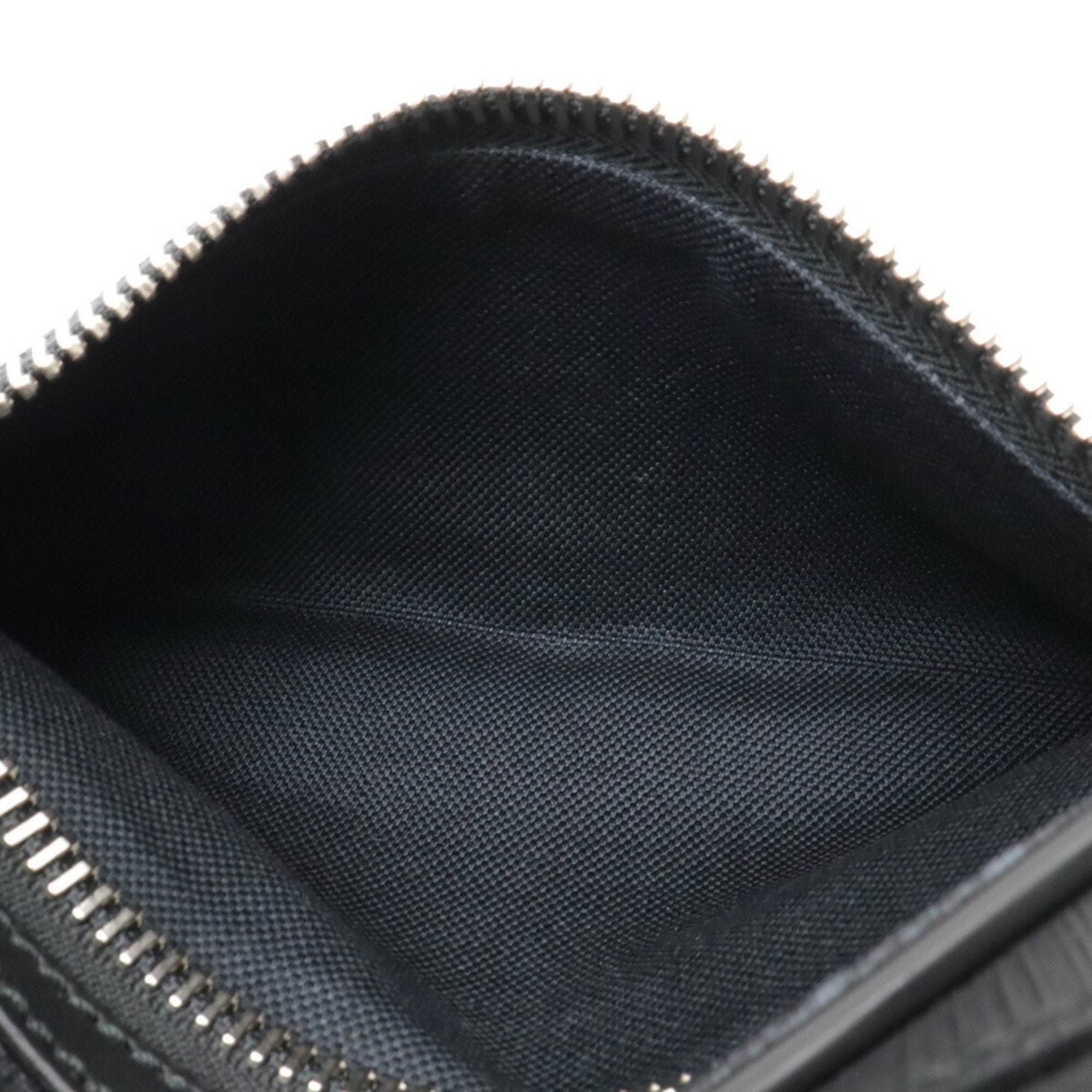 Gucci Black Dark Gray Navy Red Color Pvc Leather Shoulder Bag (Pre-Owned)