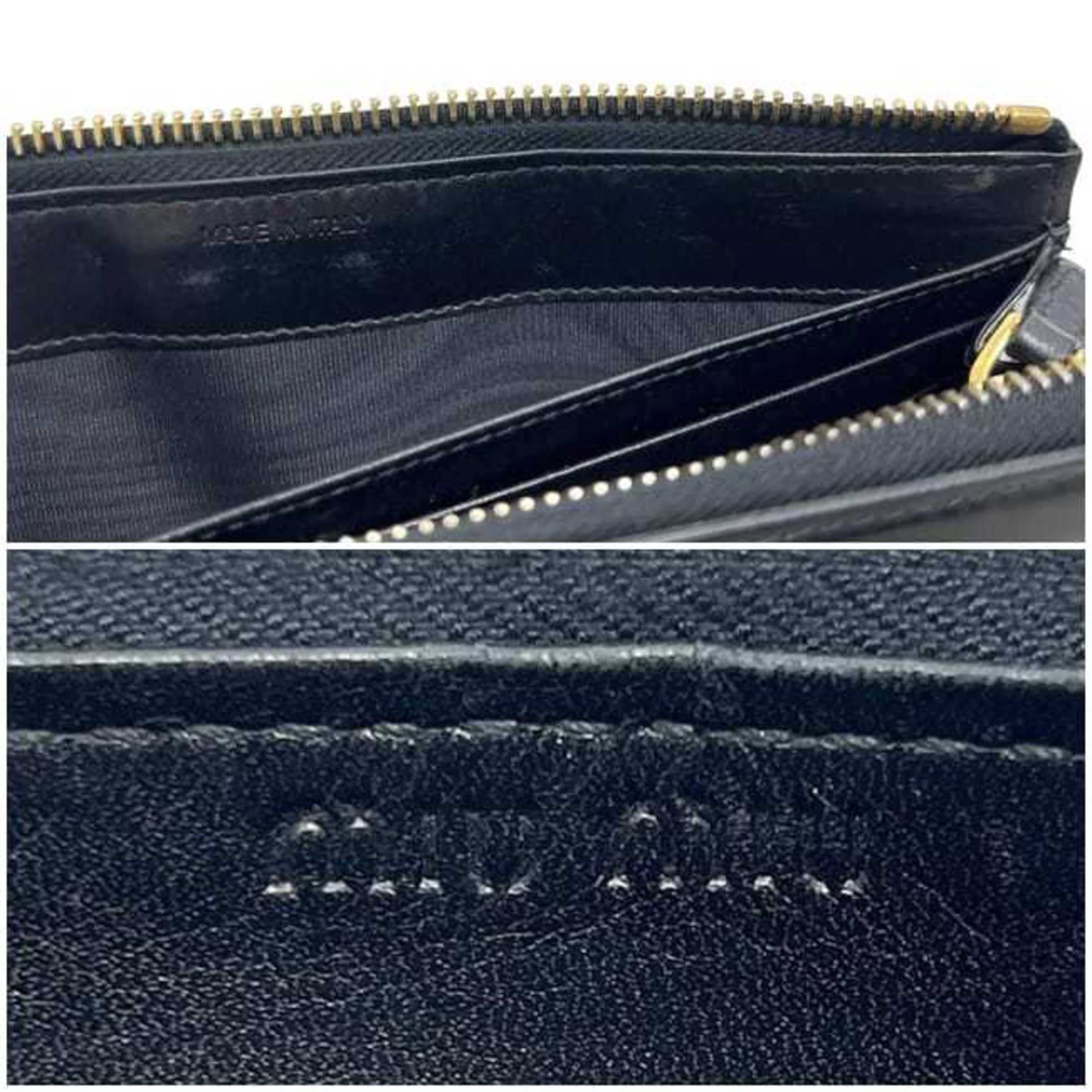 Miu Miu Black Leather Coin Purse/Coin Case (Pre-Owned)
